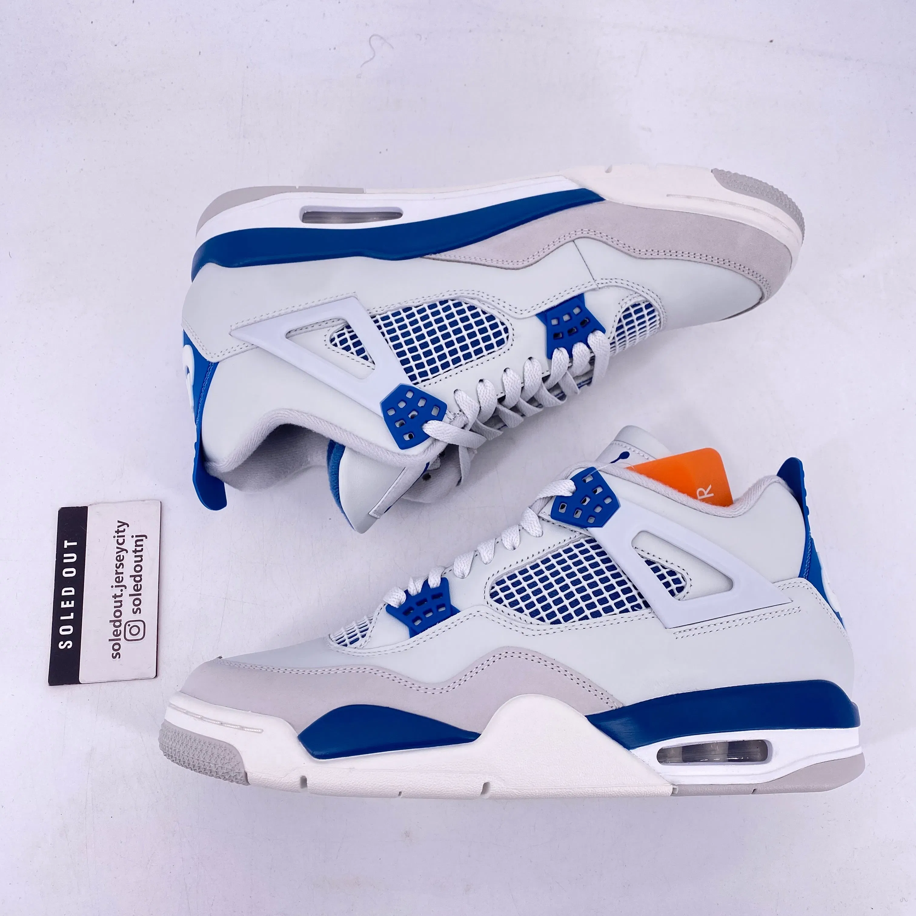 Air Jordan 4 Retro "Military Blue" 2024 New Size 10.5