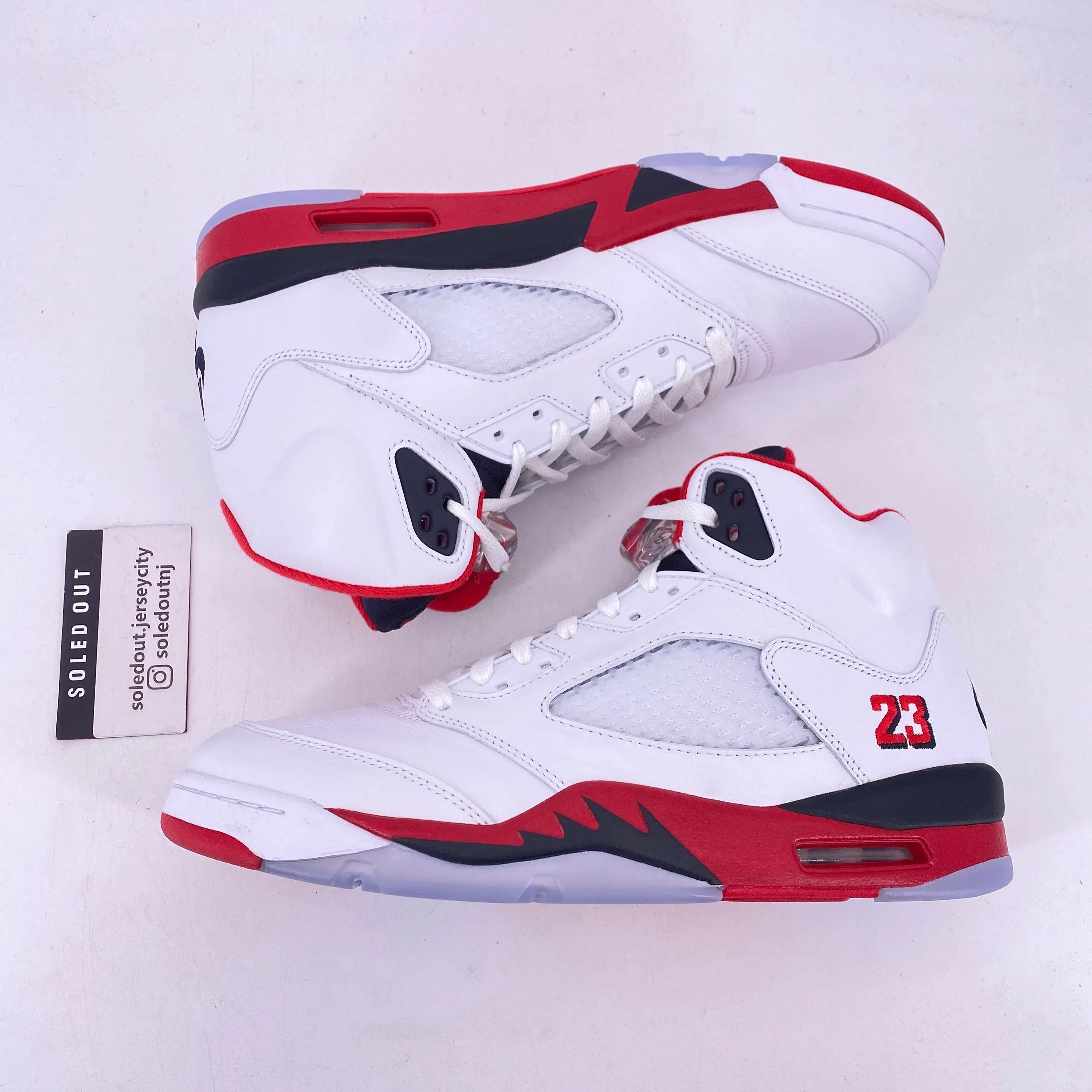 Air Jordan 5 Retro "Fire Red Black Tongue" 2025 New Size 10.5