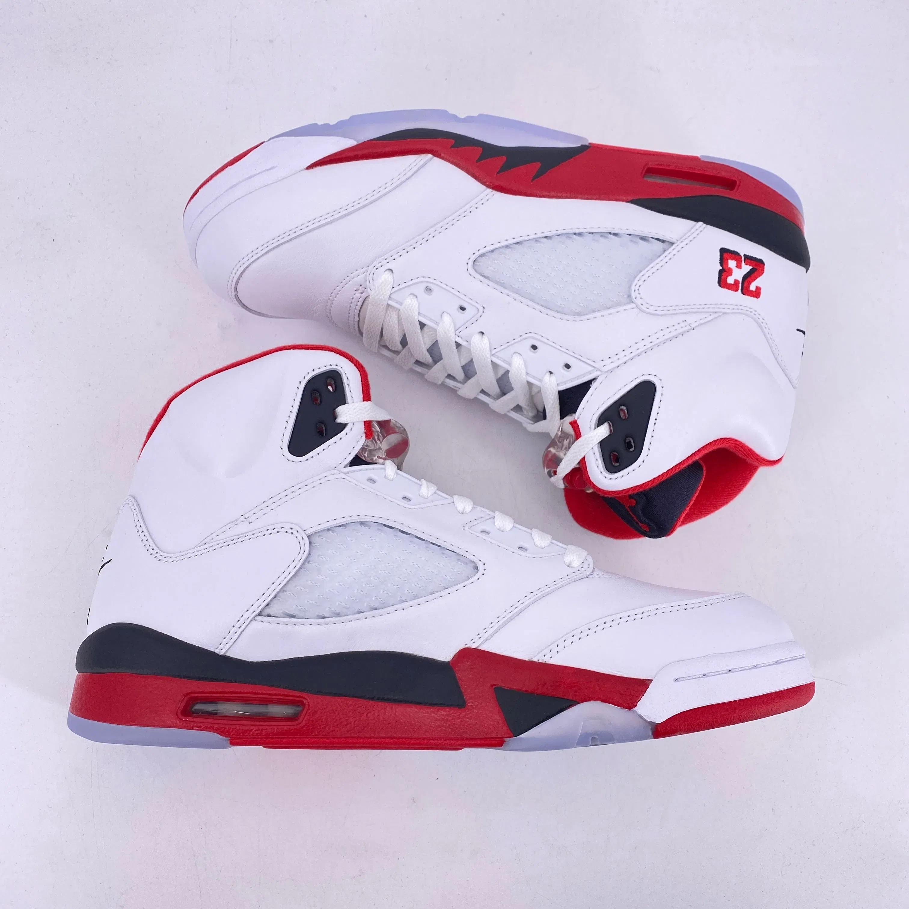 Air Jordan 5 Retro "Fire Red Black Tongue" 2025 New Size 10.5