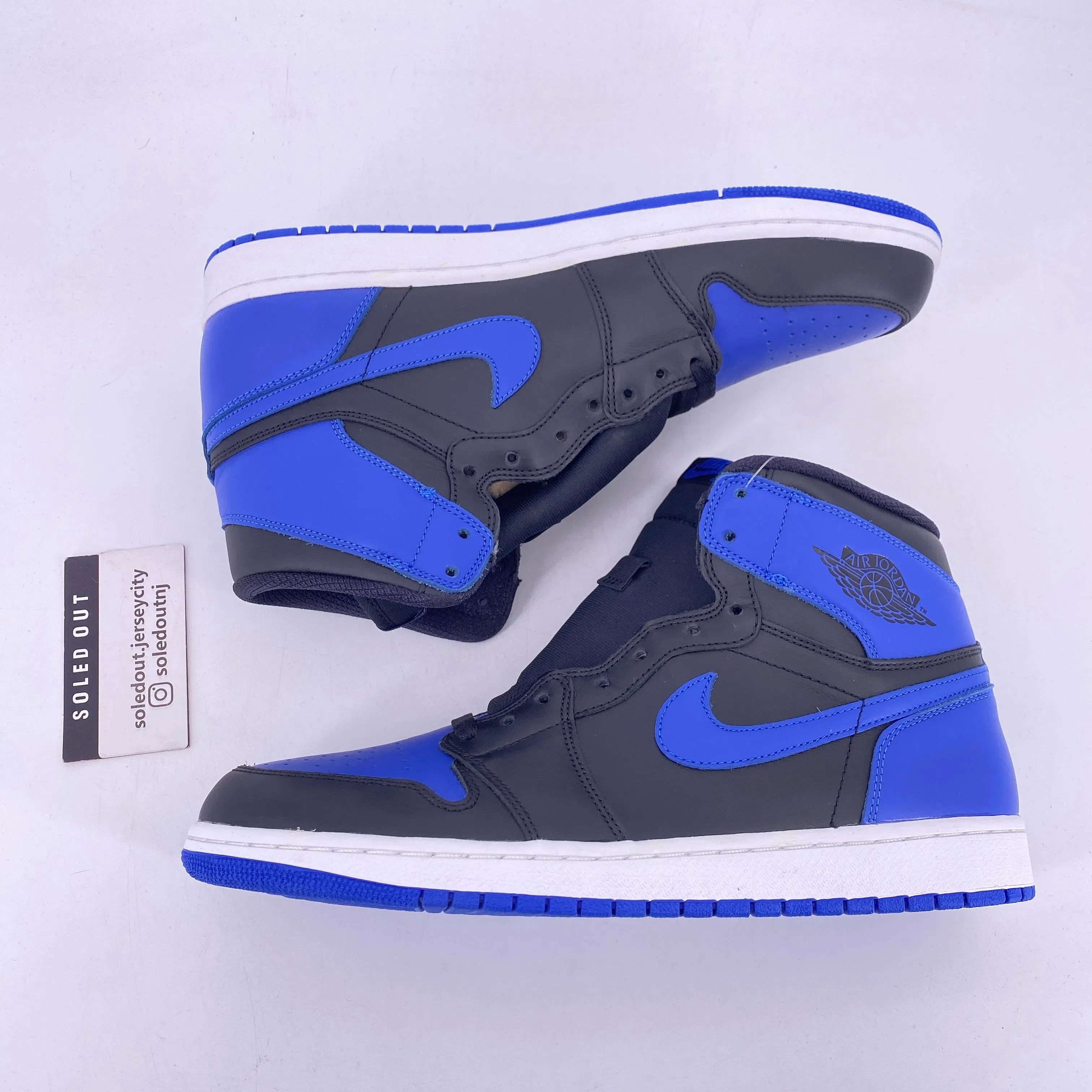 Air Jordan 1 Retro High "Black Royal Blue" 2013 New Size 11.5