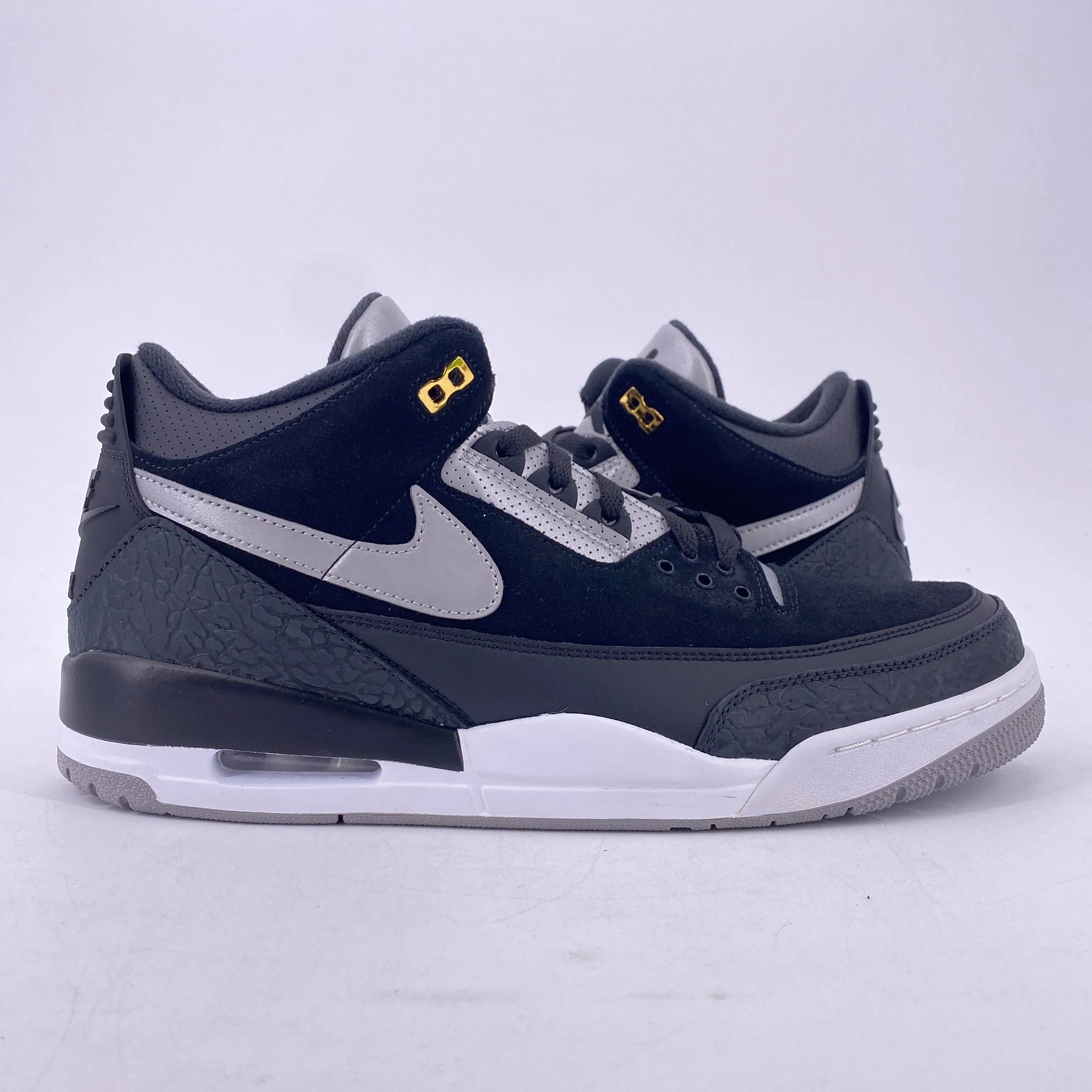 Air Jordan 3 Retro "Tinker Black Cement Gold" 2019 New Size 13