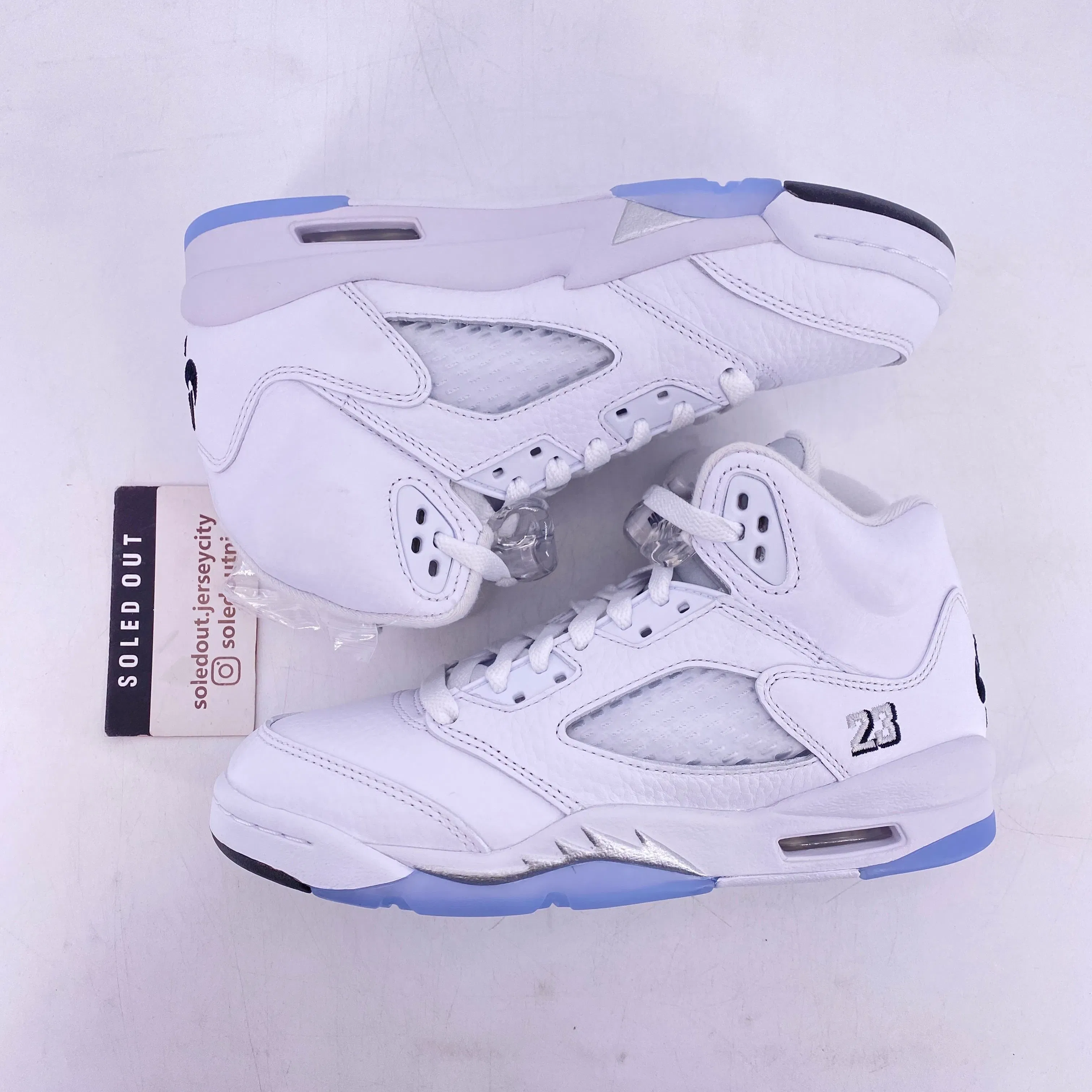 Air Jordan (GS) 5 Retro "White Metallic" 2026 New Size 4Y