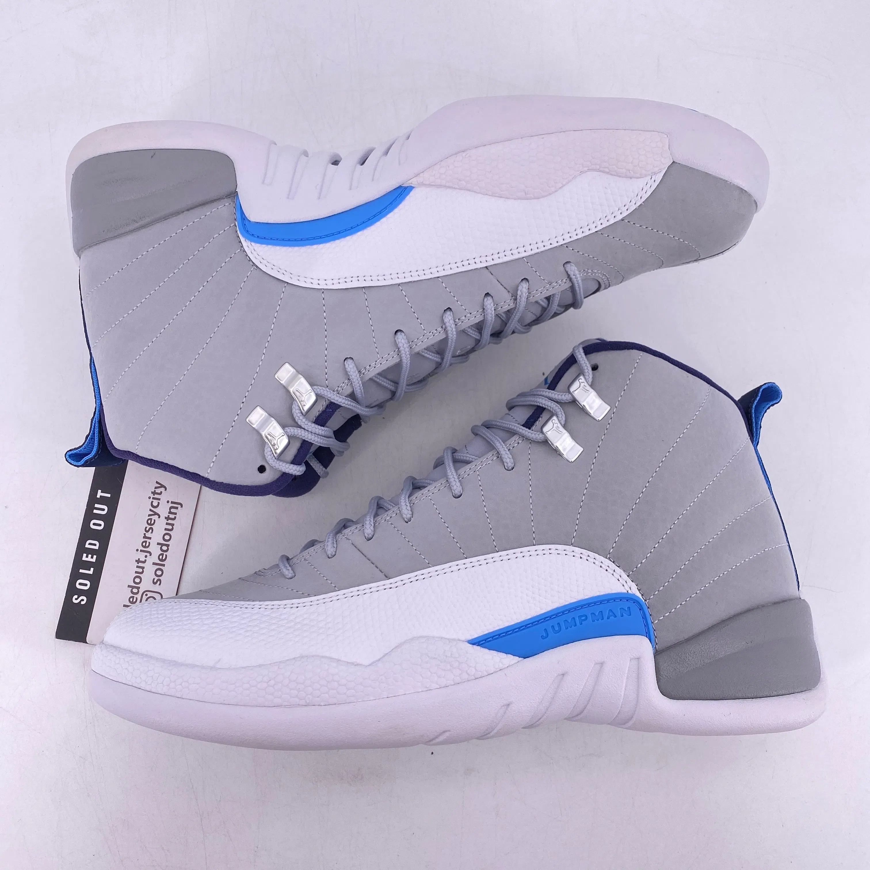 Air Jordan 12 Retro "Grey University Blue" 2016 New Size 10