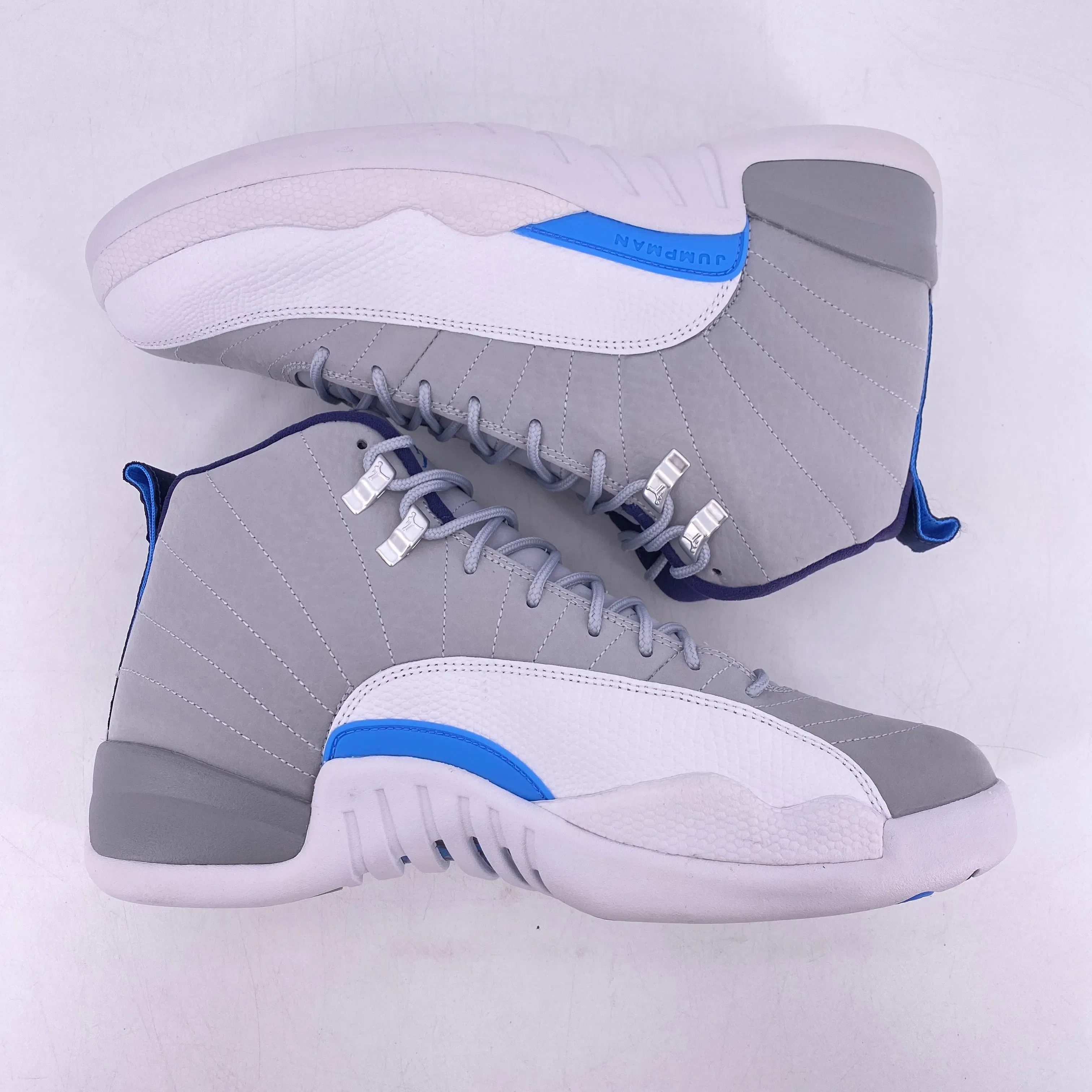 Air Jordan 12 Retro "Grey University Blue" 2016 New Size 10