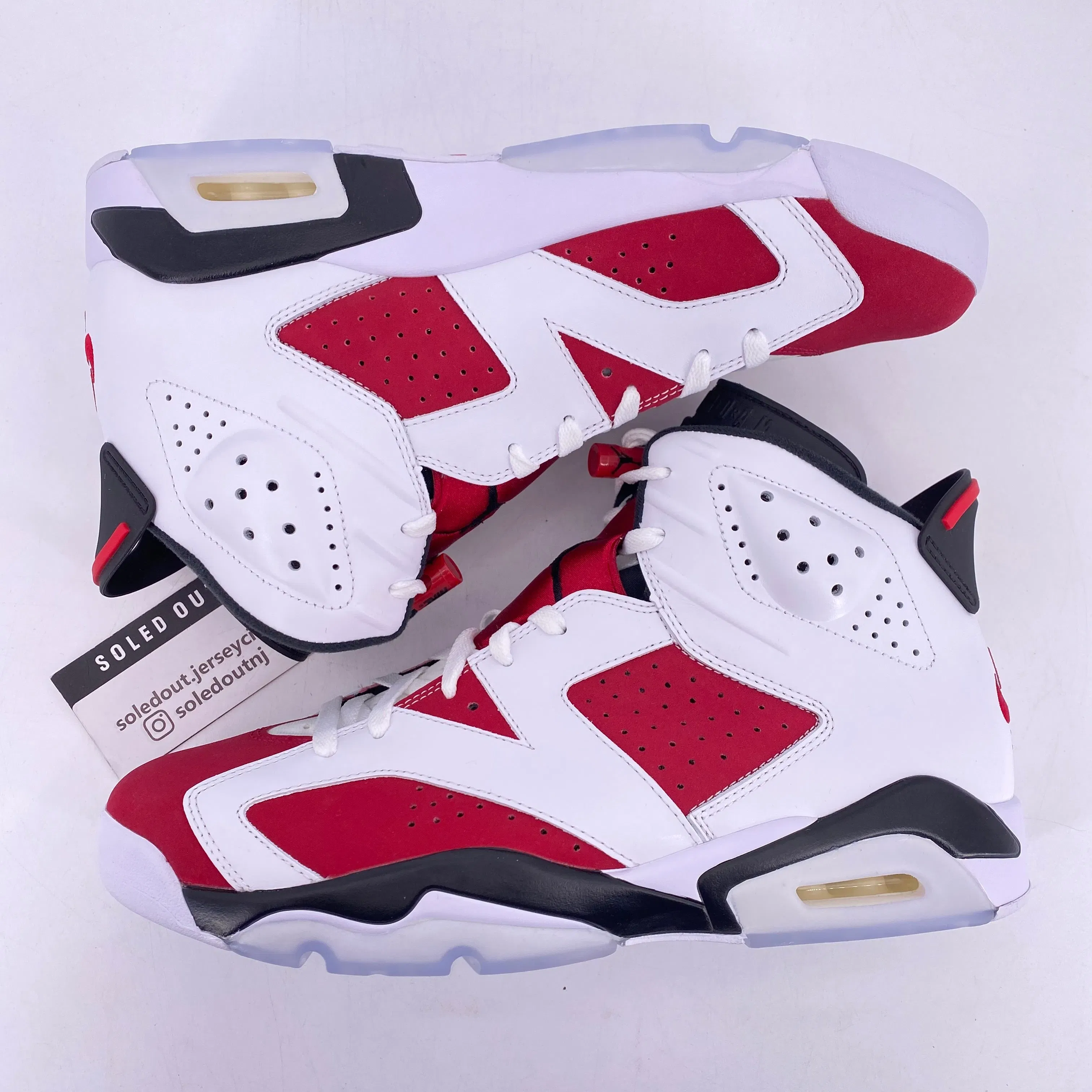 Air Jordan 6 Retro "Carmine" 2021 New Size 12