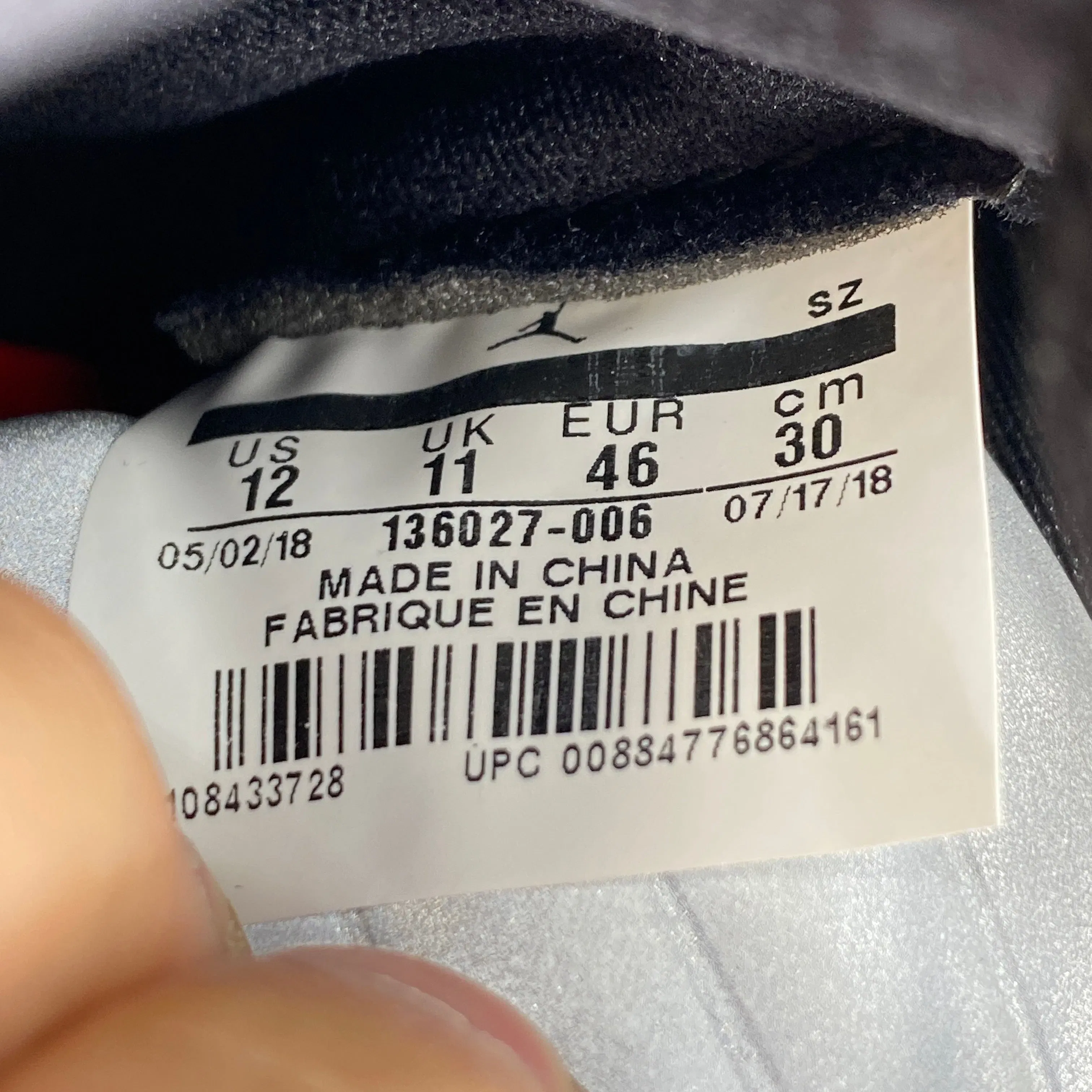 Air Jordan 5 Retro "Satin Bred" 2018 New Size 12
