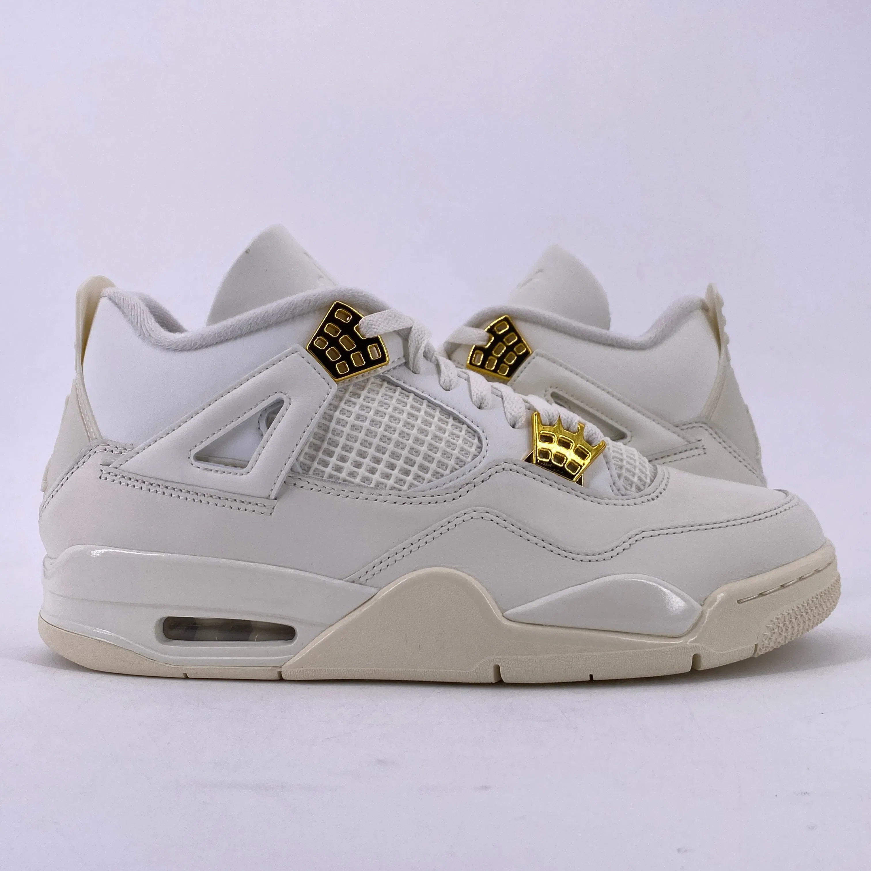 Air Jordan (W) 4 Retro "Metallic Gold" 2024 New Size 12W