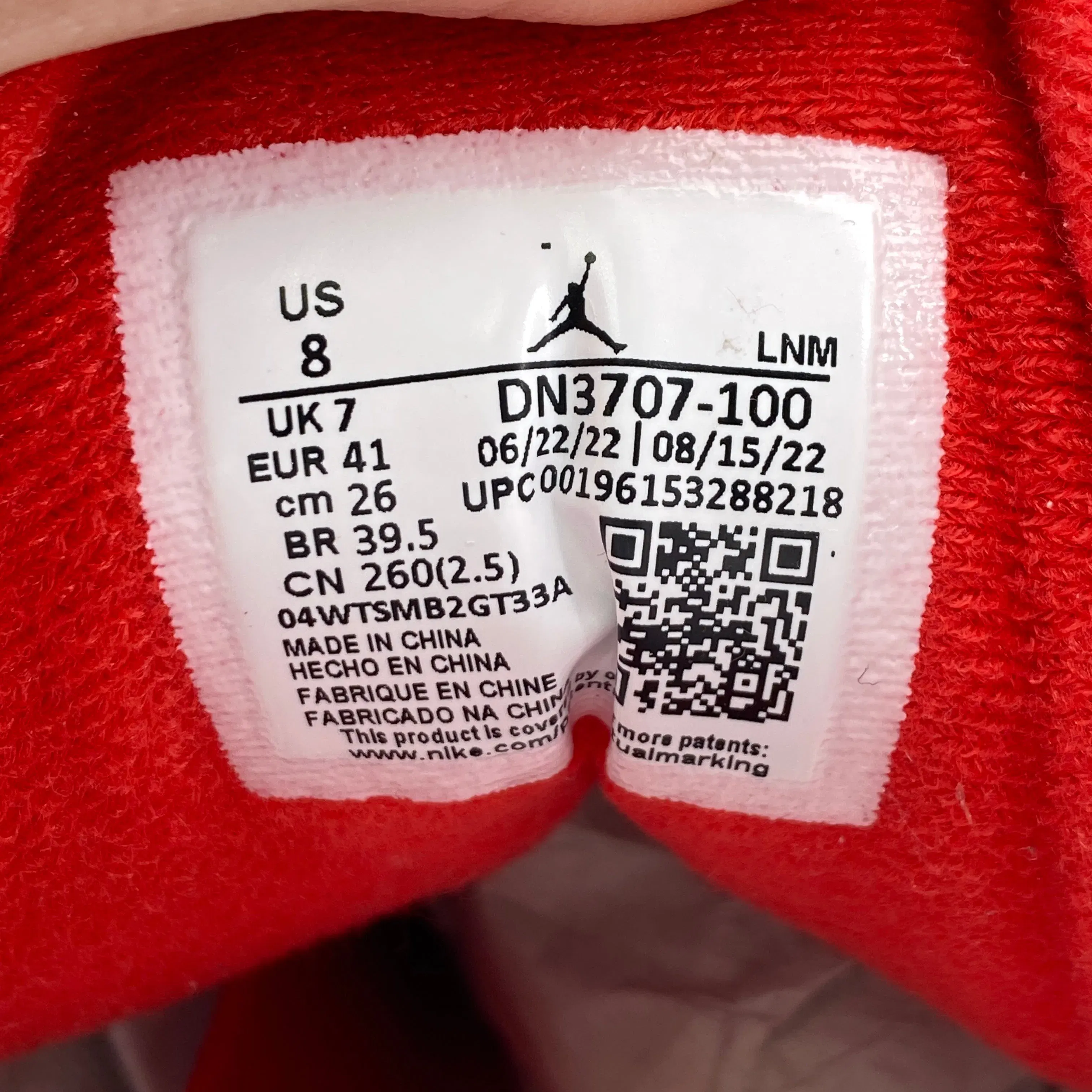 Air Jordan 3 Retro "White Cement Reimagined" 2023 New Size 8