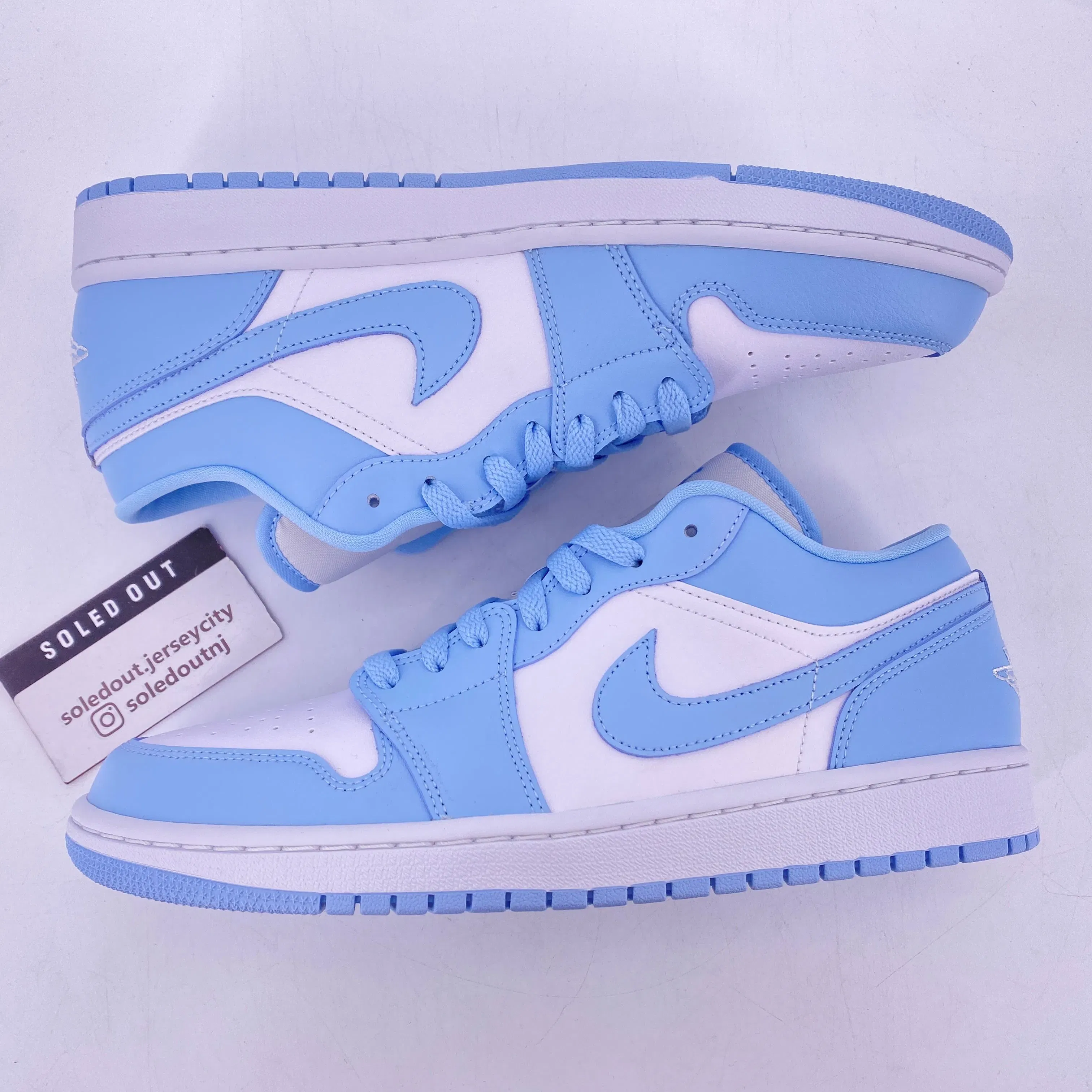 Air Jordan (W) 1 Low "Ice Blue" 2022 New Size 11.5W