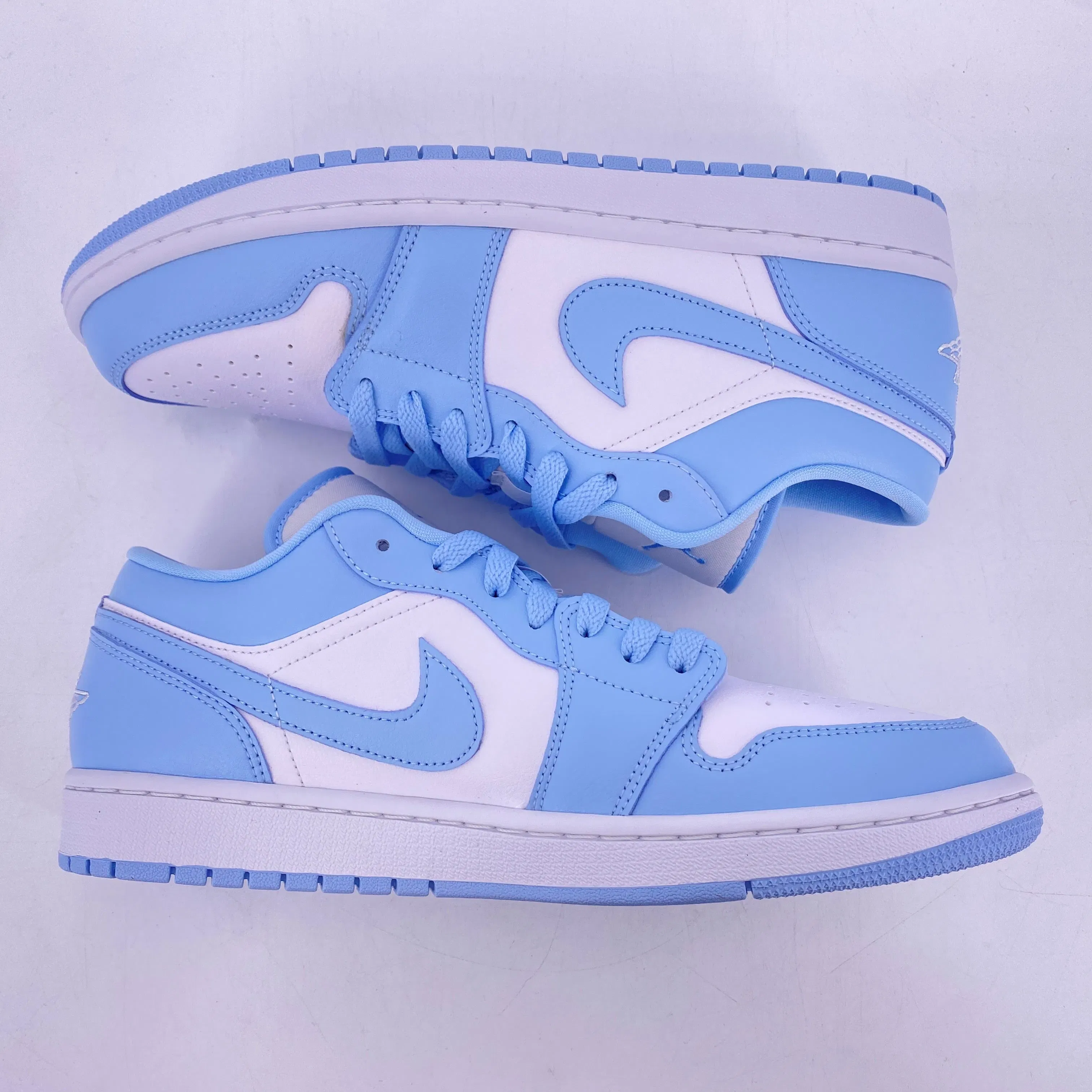 Air Jordan (W) 1 Low "Ice Blue" 2022 New Size 11.5W