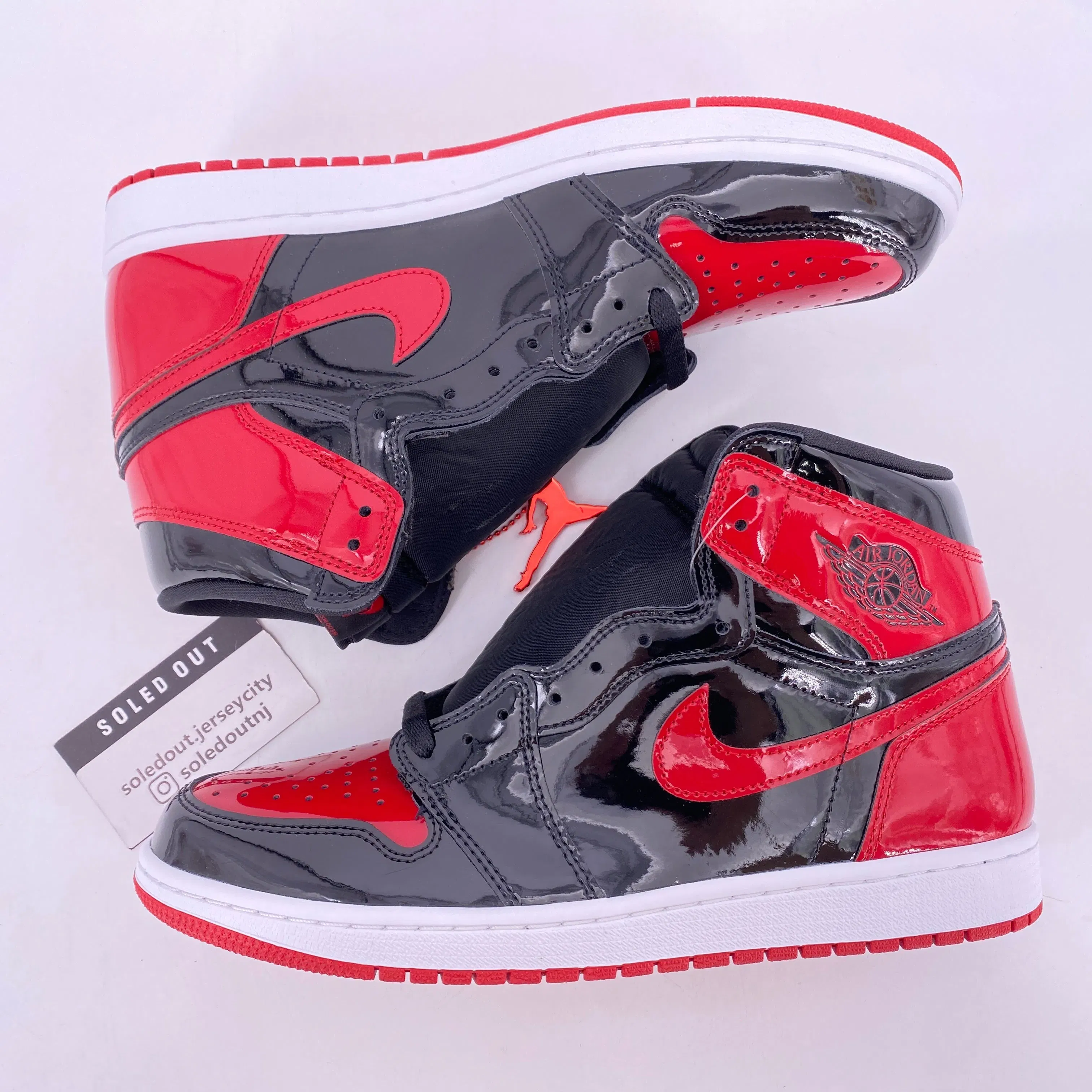 Air Jordan 1 Retro High OG "Patent Bred" 2021 New Size 10.5
