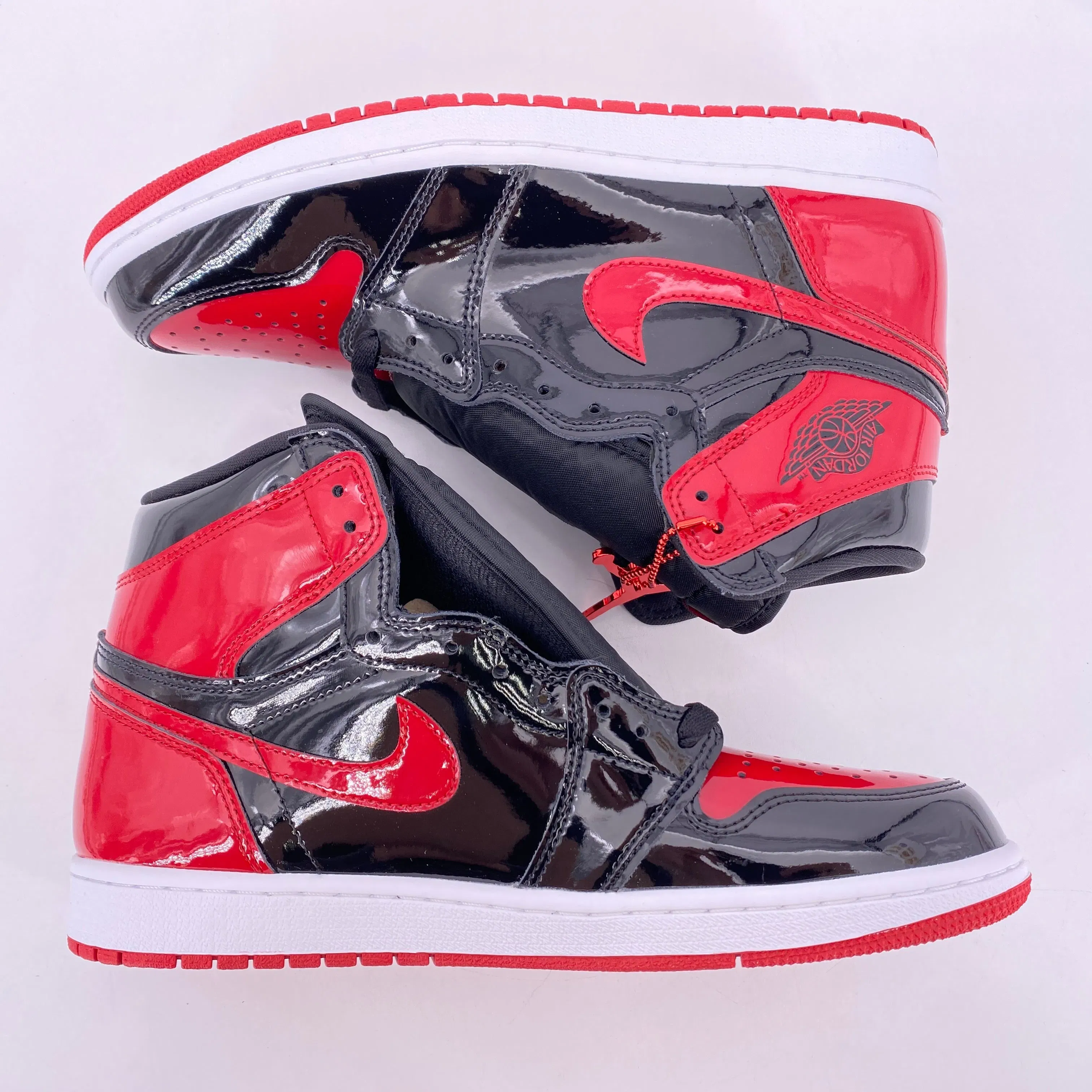 Air Jordan 1 Retro High OG "Patent Bred" 2021 New Size 10.5