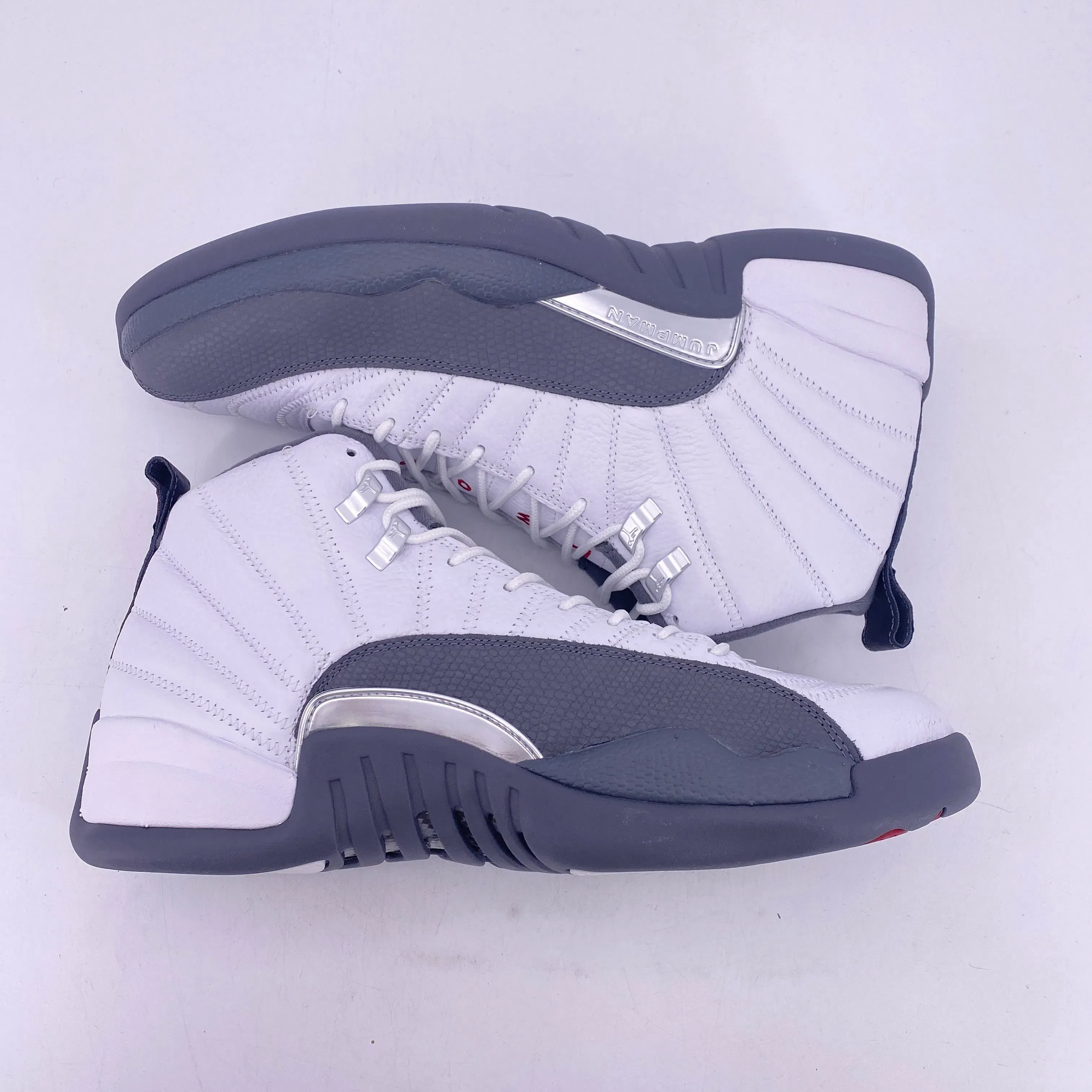 Air Jordan 12 Retro "White Dark Grey" 2019 New Size 13