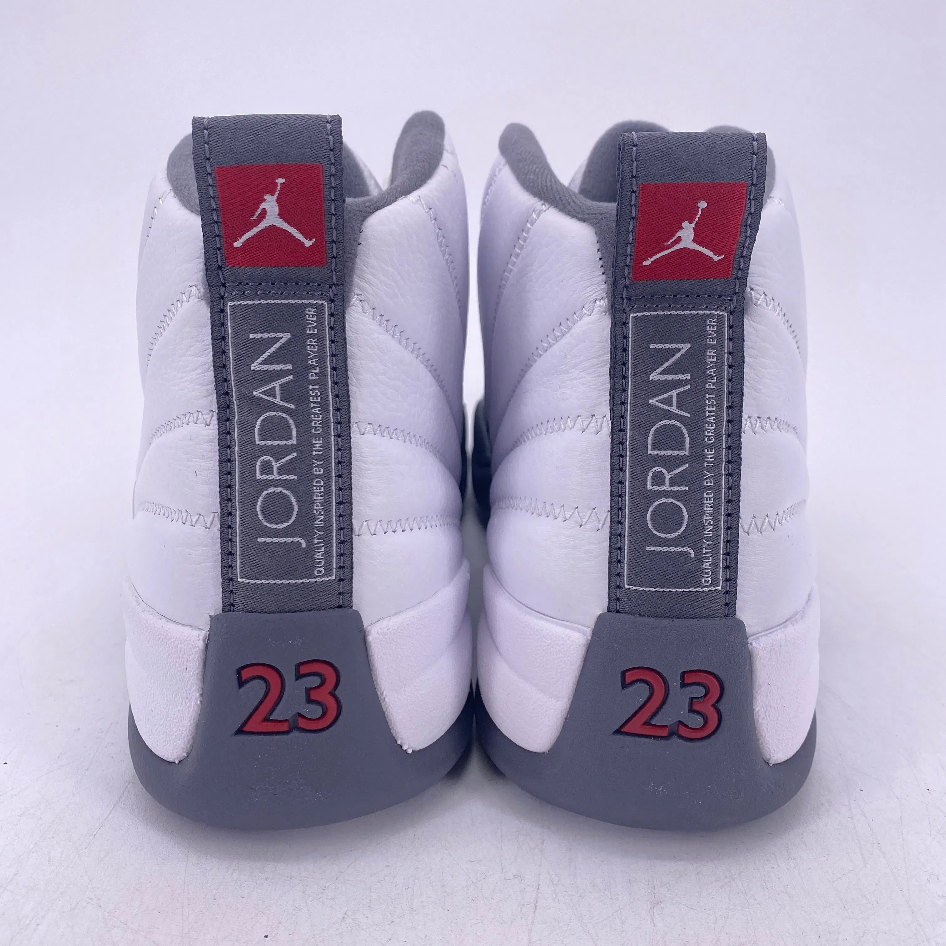 Air Jordan 12 Retro "White Dark Grey" 2019 New Size 13
