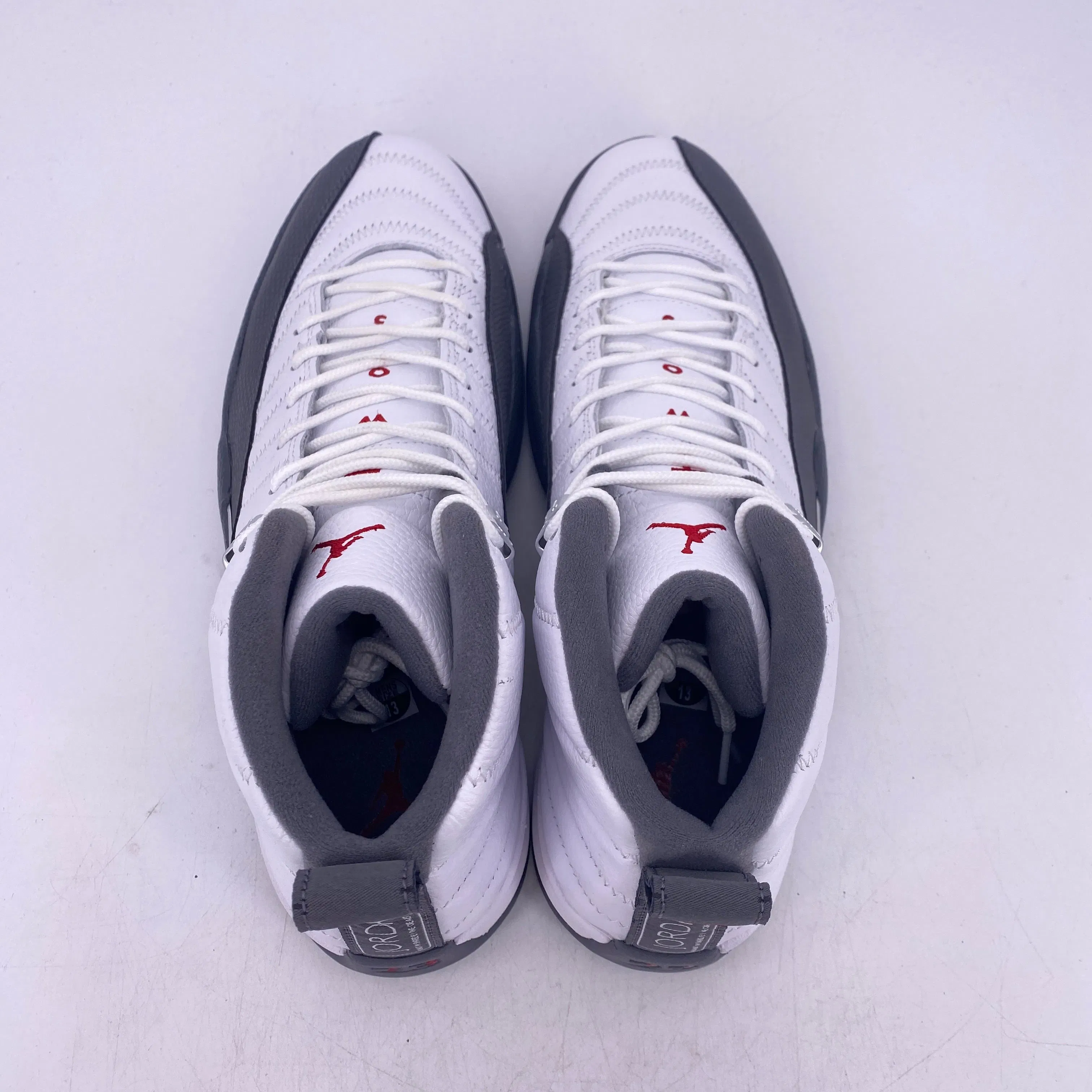 Air Jordan 12 Retro "White Dark Grey" 2019 New Size 13