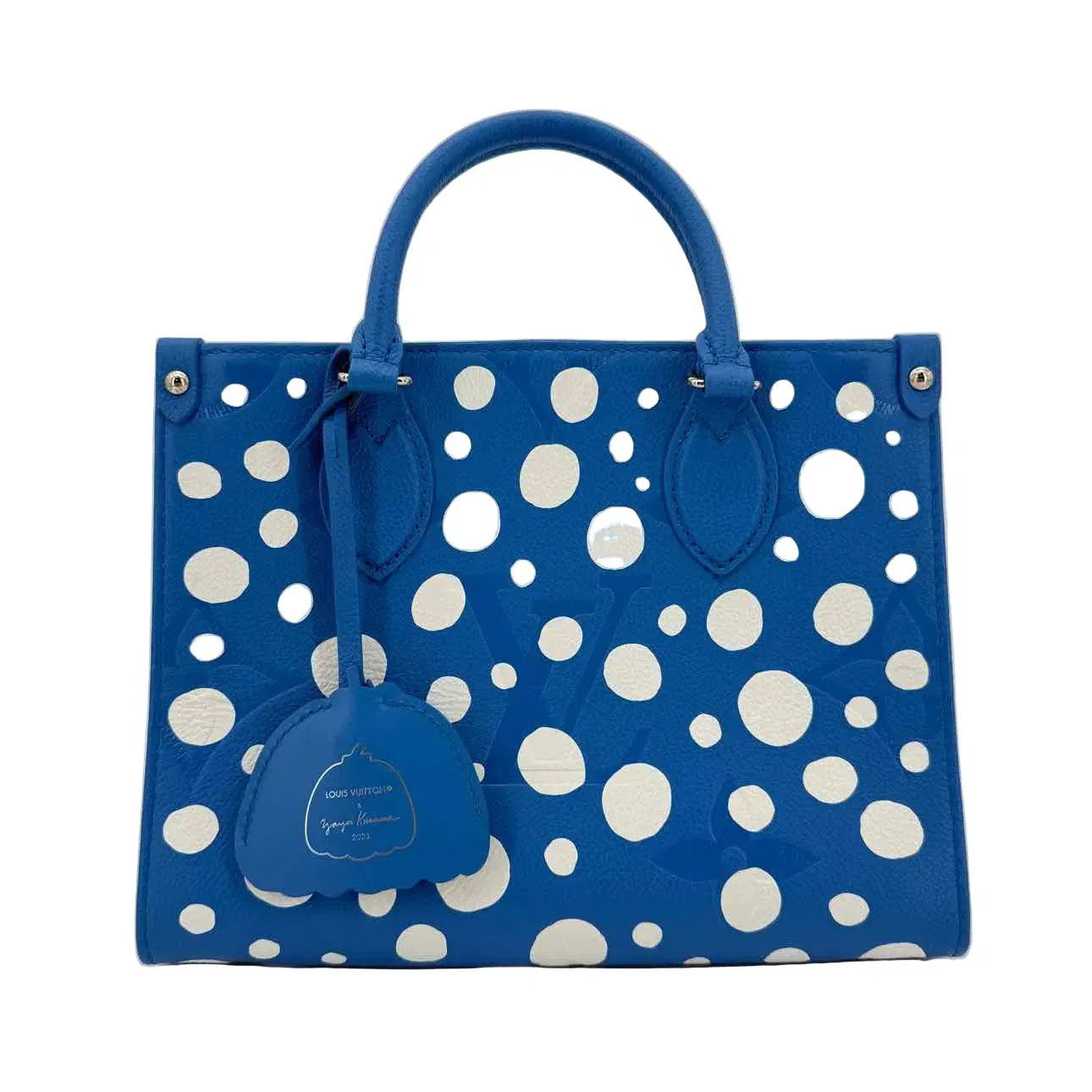 Louis Vuitton Backpack "ONTHEGO YAYOI KUSAMA" New Blue Size PM