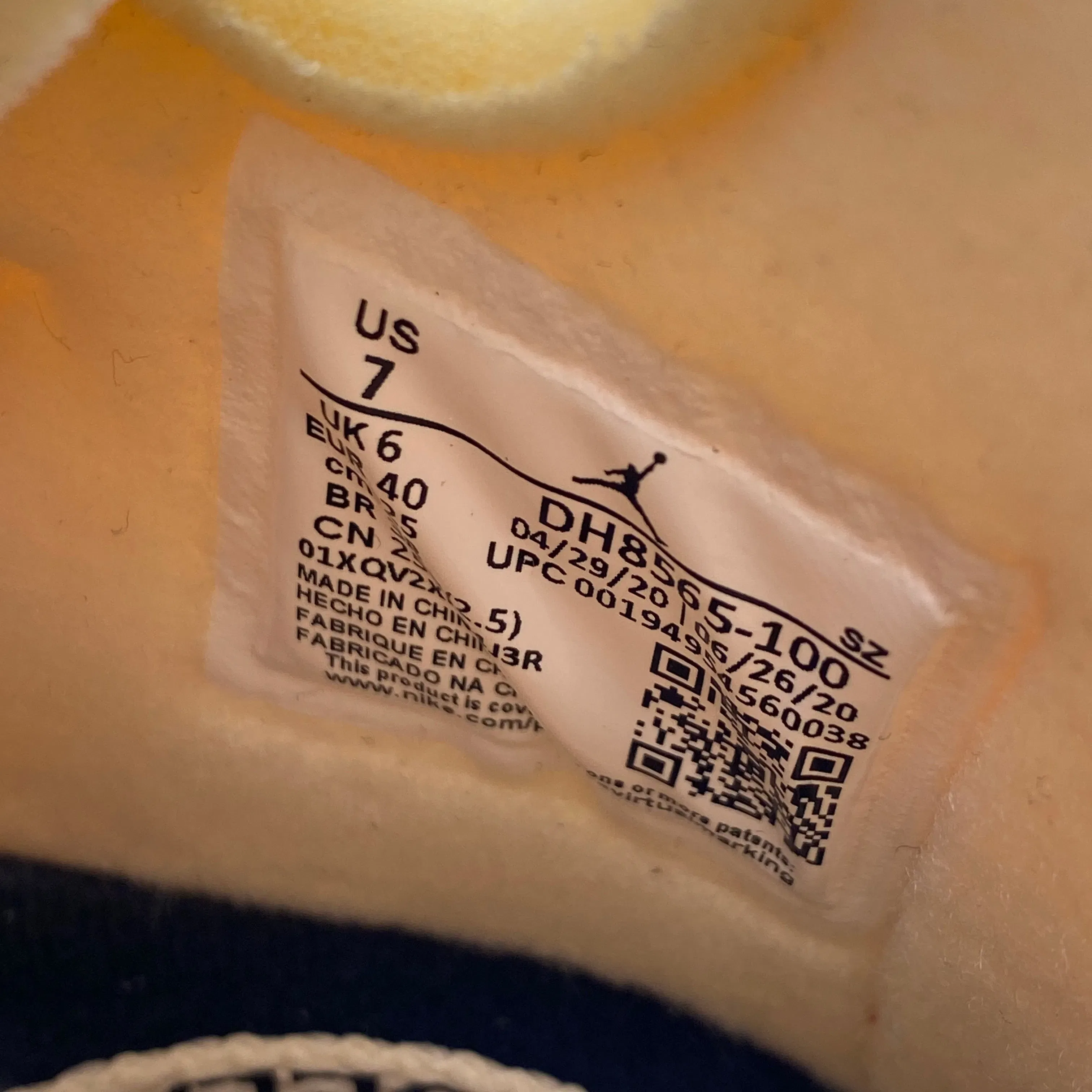 Air Jordan 5 Retro "Ow Sail" 2020 New Size 7