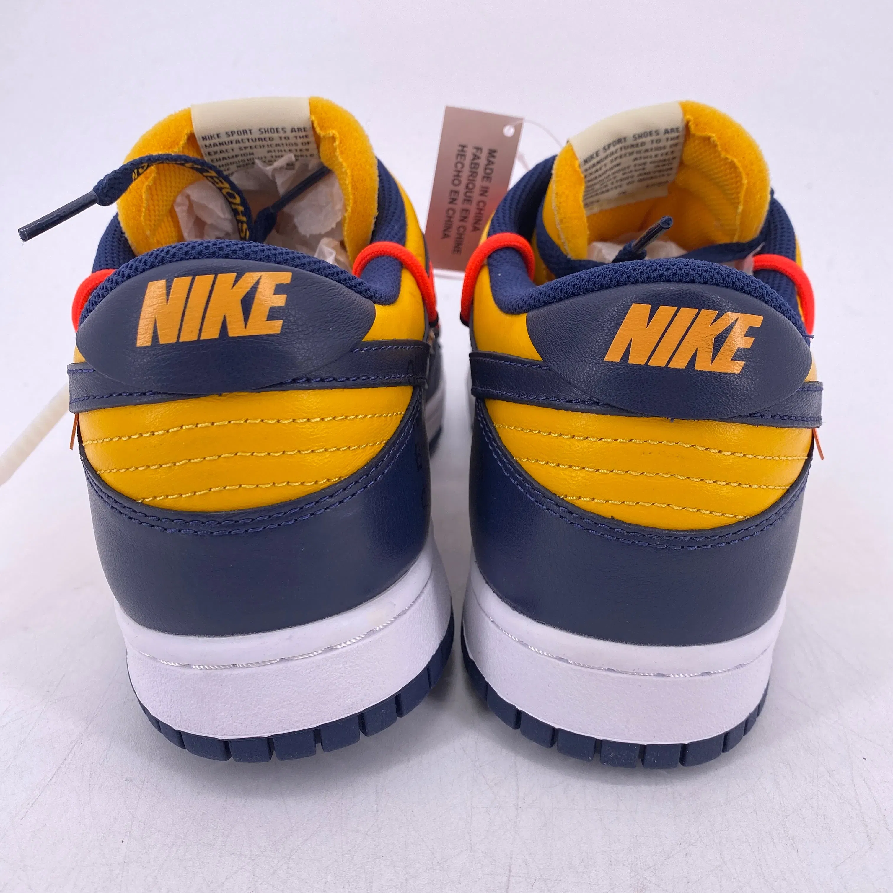 Nike Dunk Low LTHR "Ow University Gold" 2019 New Size 12