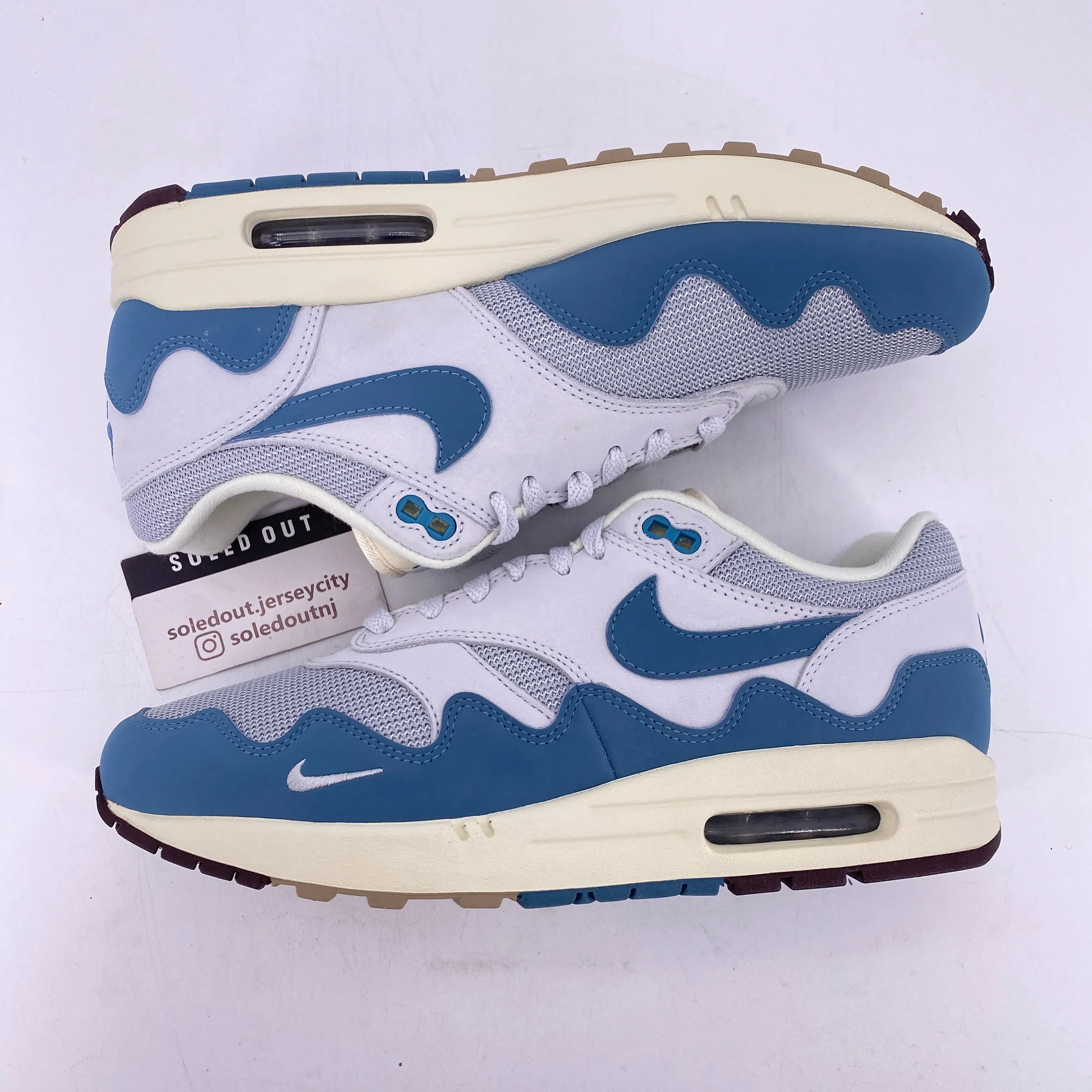 Nike Air Max 1 / Patta "Noise Aqua" 2021 New Size 10