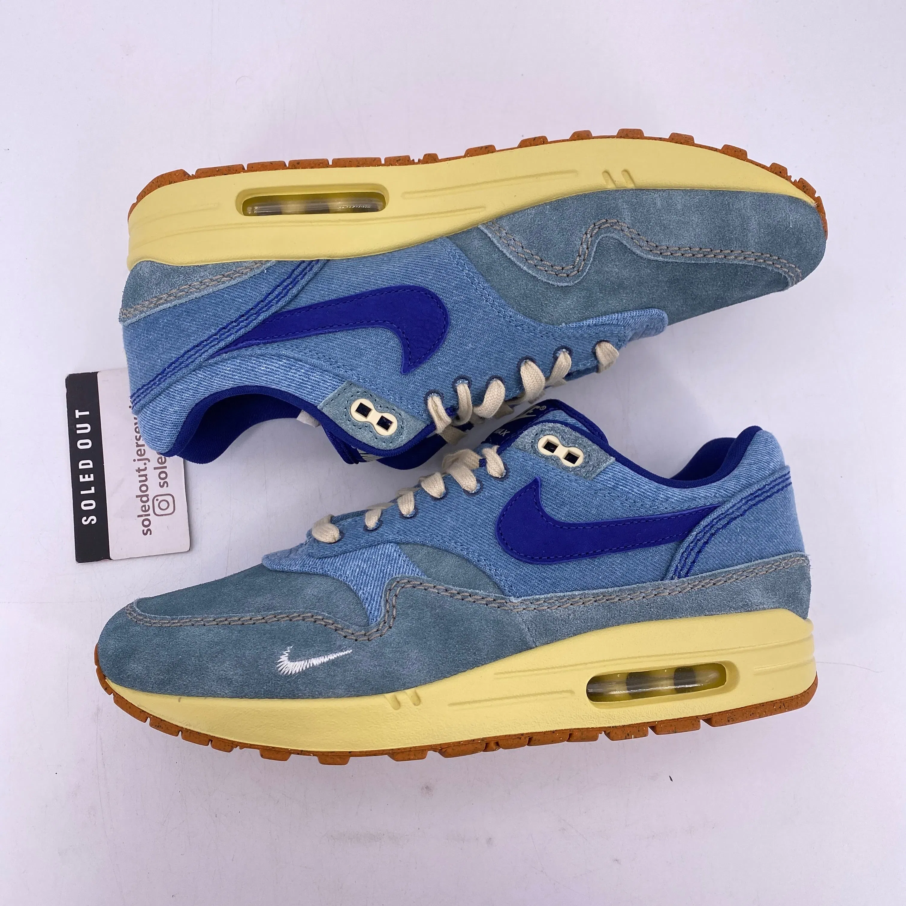 Nike Air Max 1 PRM "Dirty Denim" 2022 New Size 10