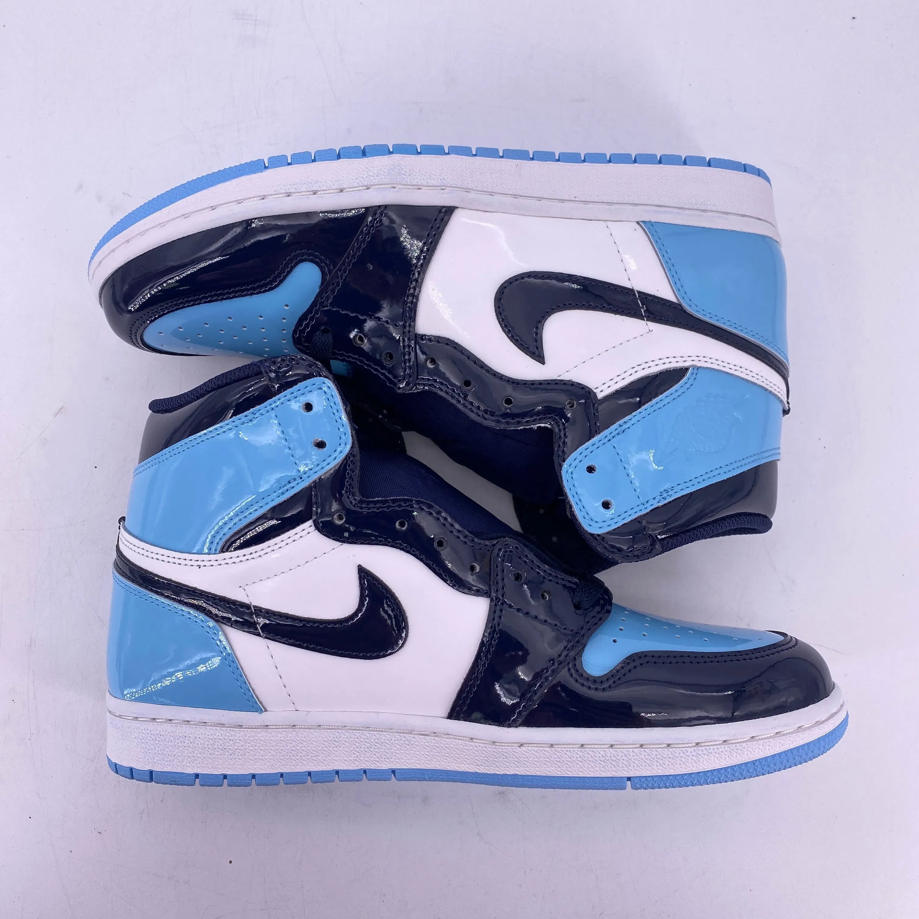 Air Jordan (W) 1 Retro High OG "Unc Patent" 2019 New Size 9.5W