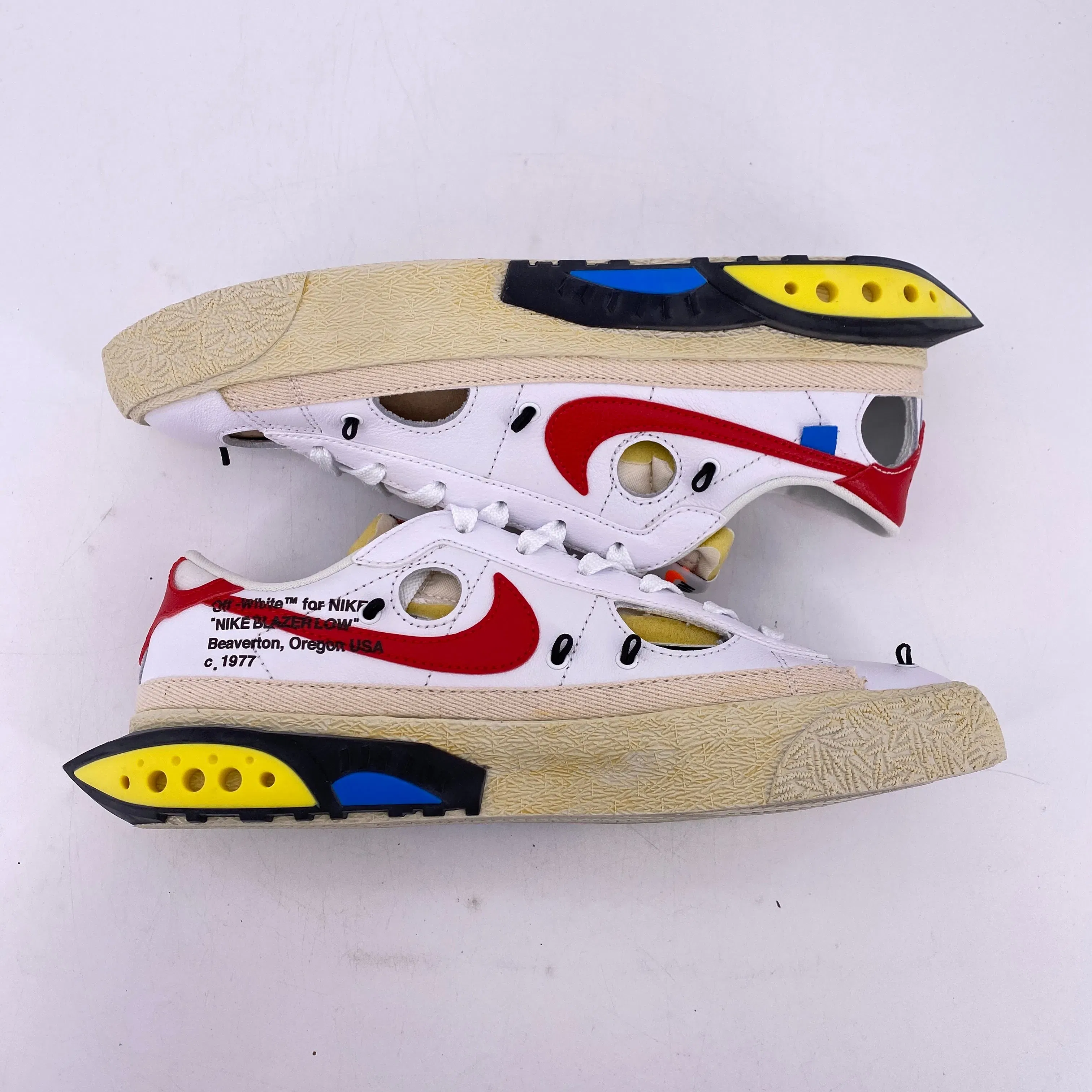 Nike Blazer Low "Ow University Red" 2022 New Size 8