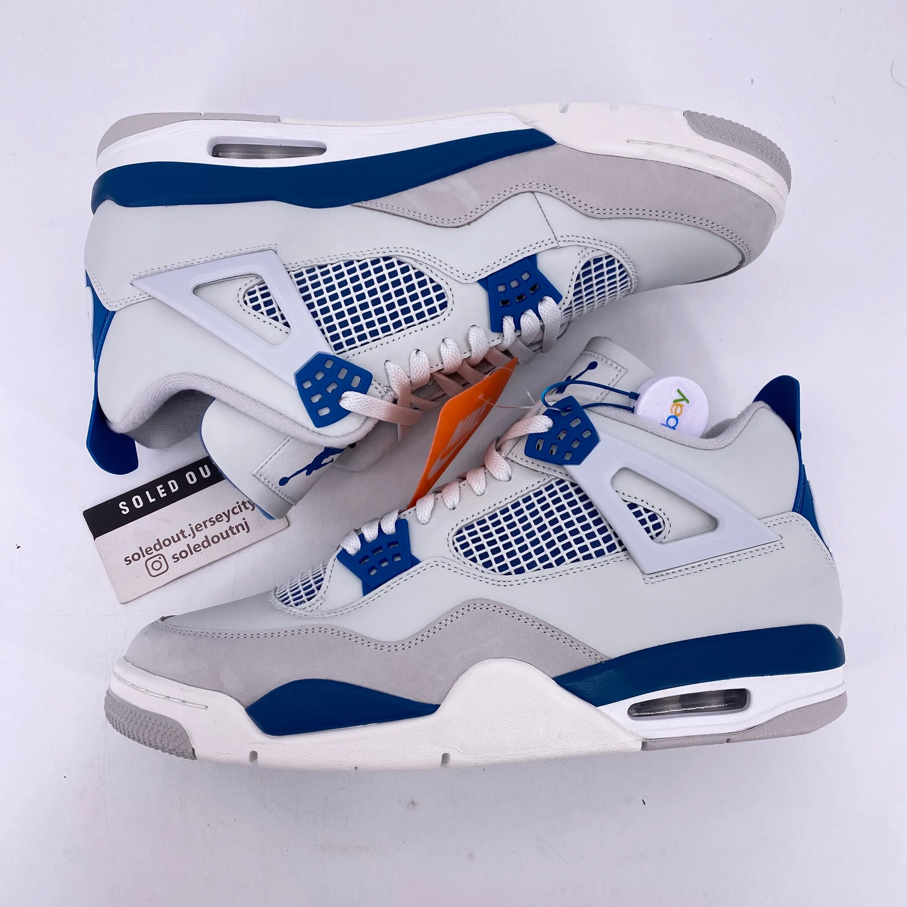 Air Jordan 4 Retro "Military Blue" 2024 New Size 13