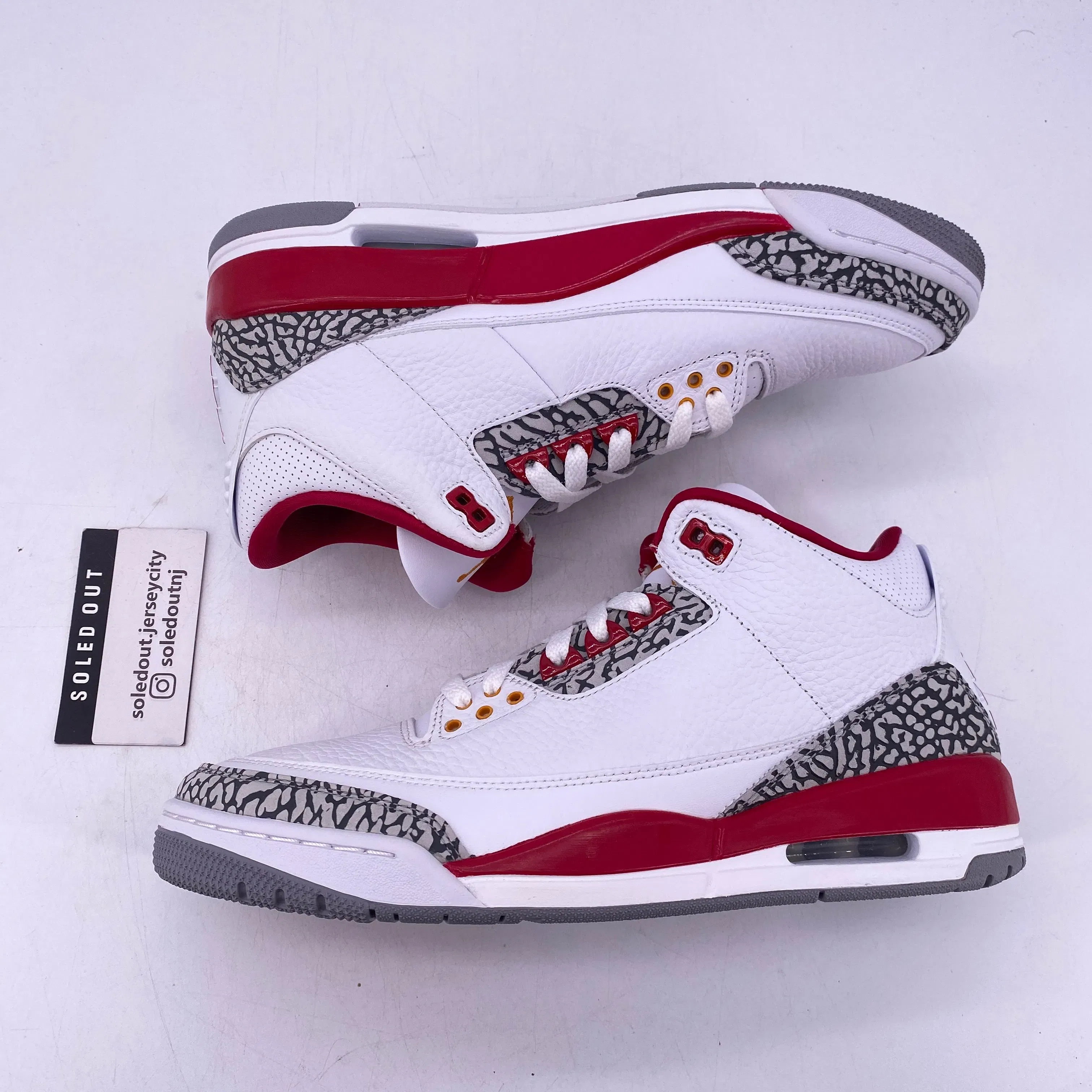 Air Jordan 3 Retro "Cardinal Red" 2022 New Size 10.5