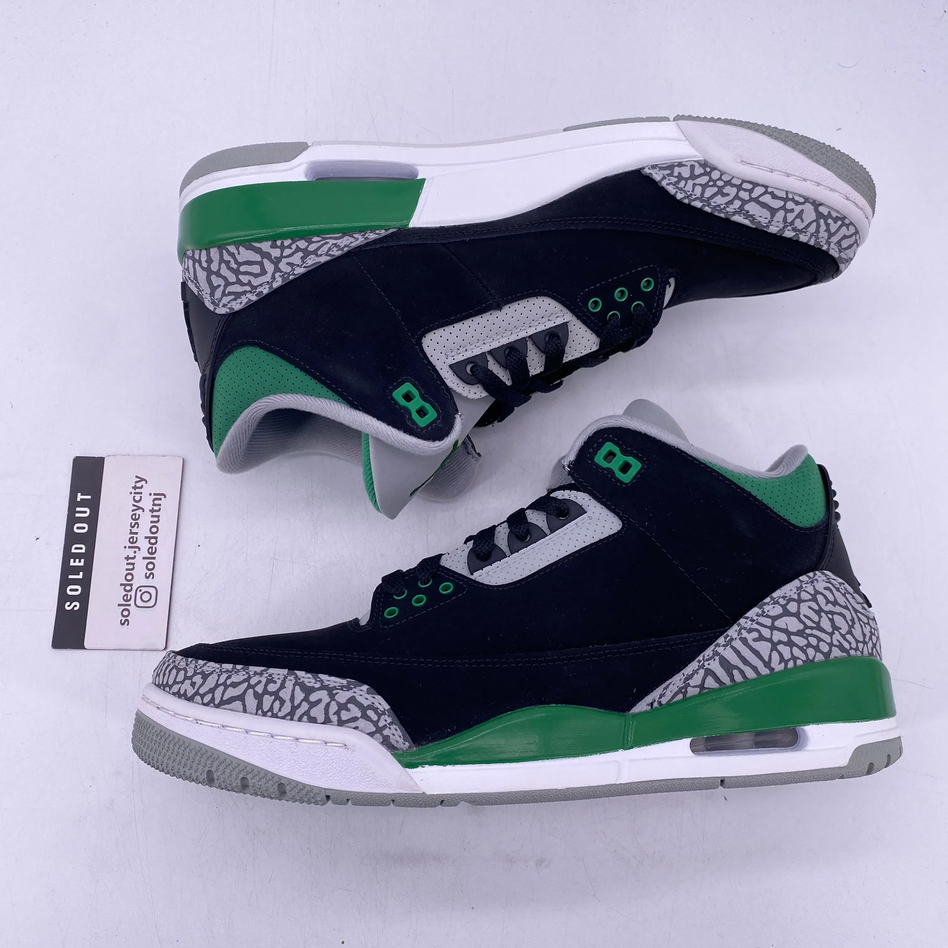Air Jordan 3 Retro "Pine Green" 2021 New Size 10.5