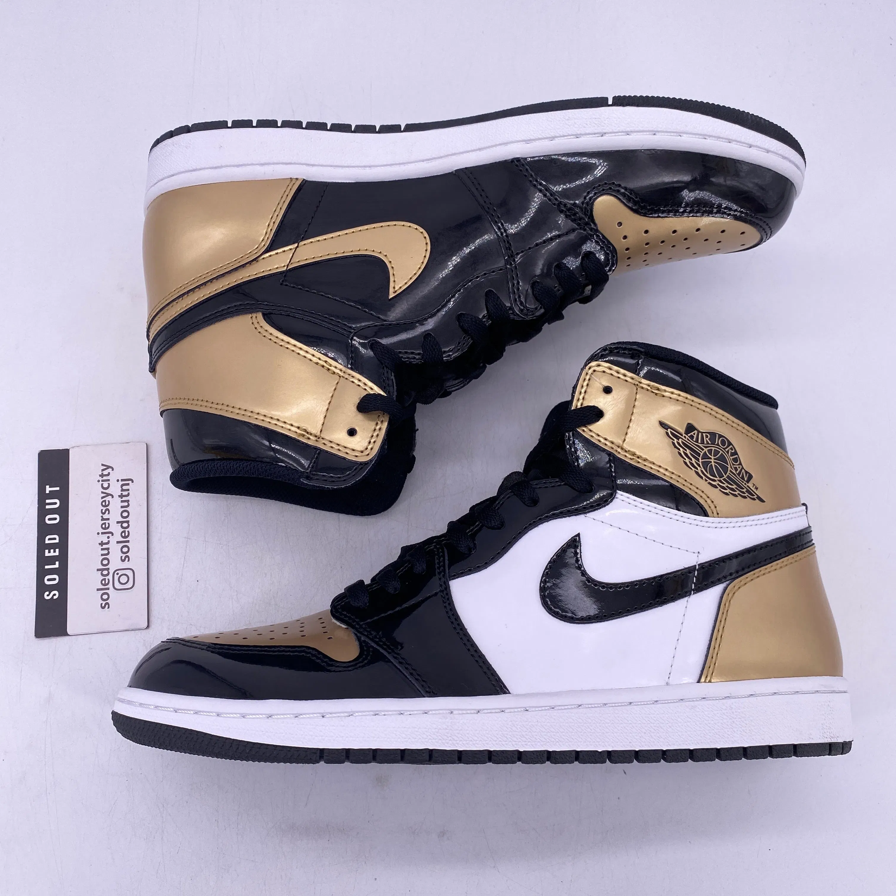 Air Jordan 1 Retro High "Gold Toe" 2018 New Size 10.5