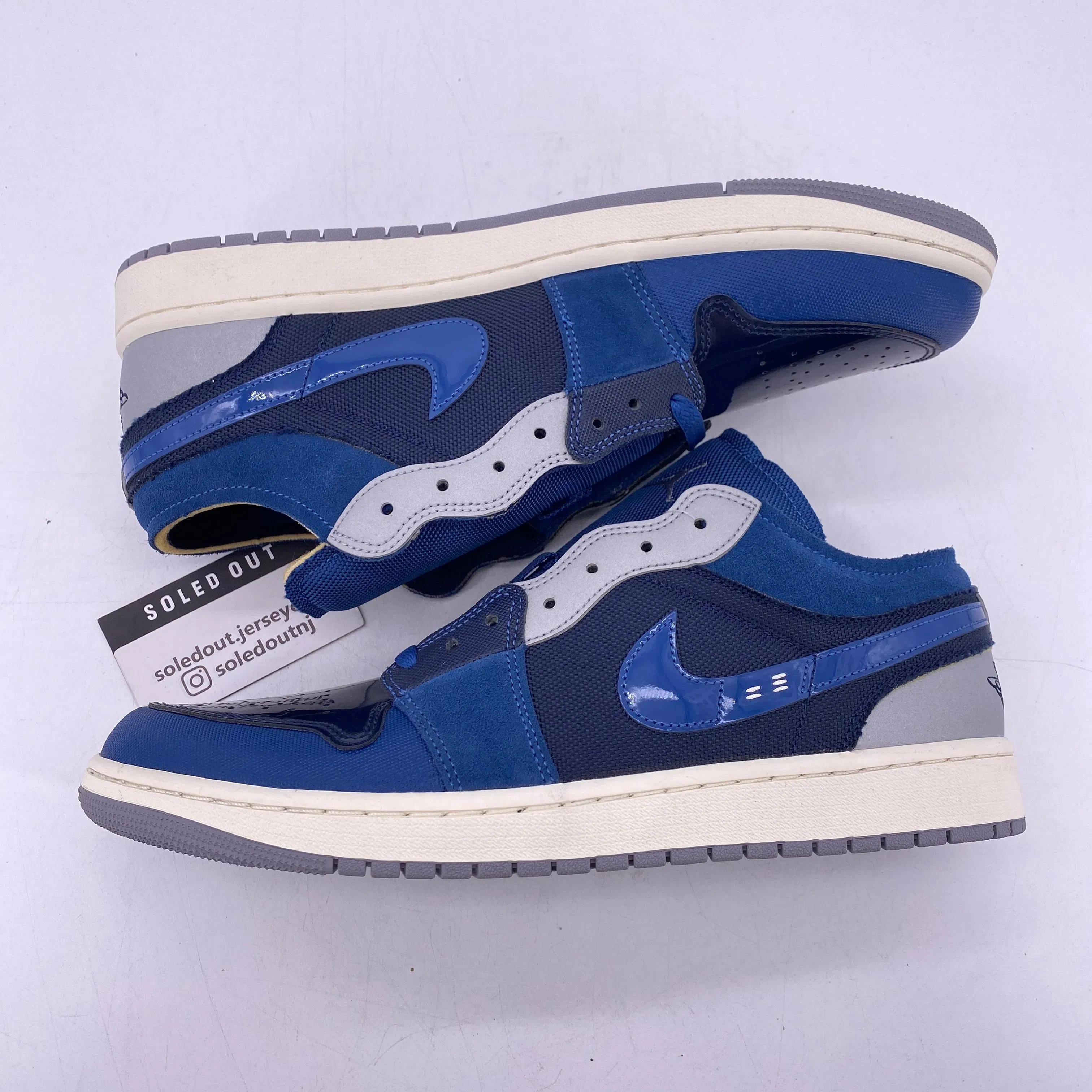 Air Jordan 1 Low SE "Obsidian French Blue" 2022 New Size 12