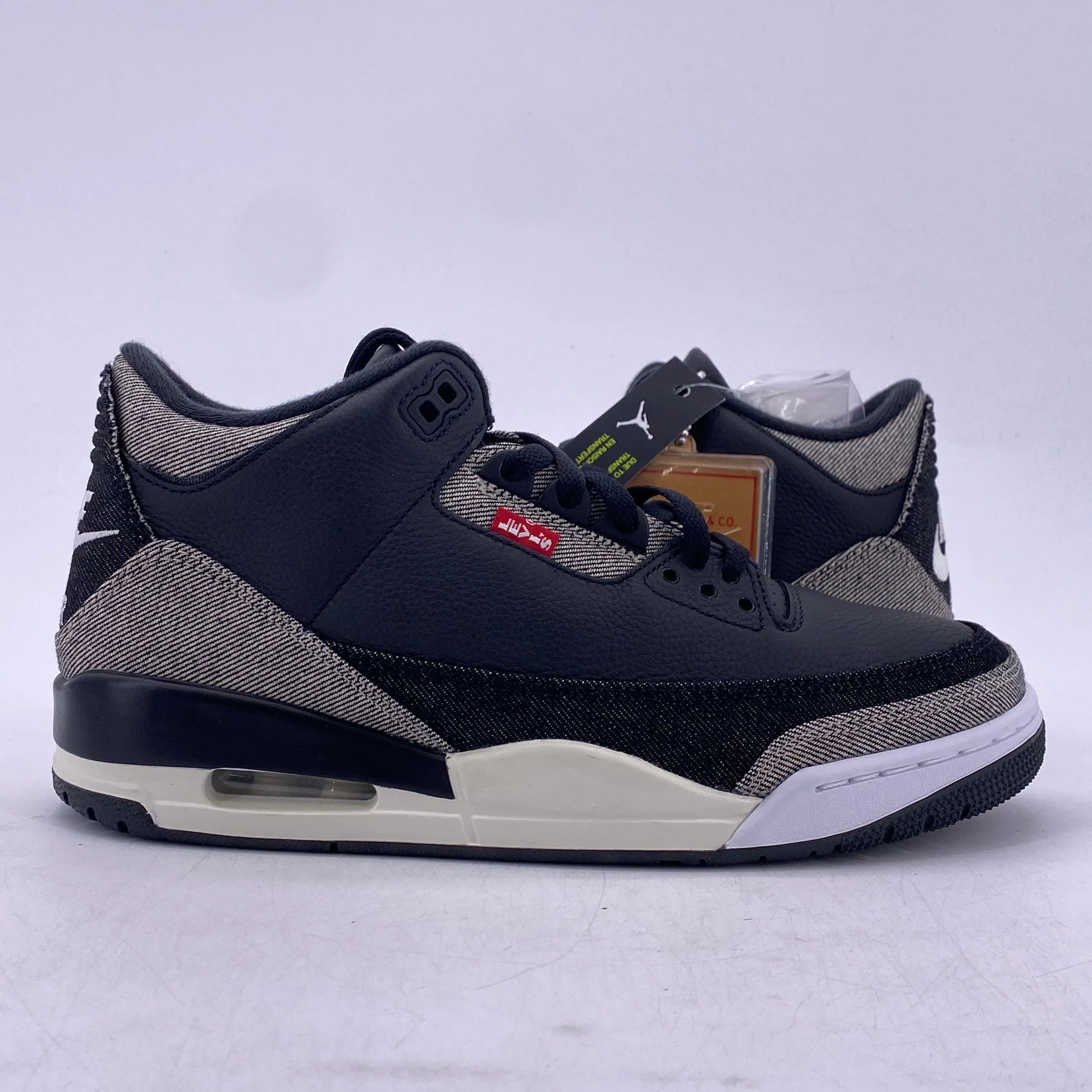 Air Jordan 3 Retro "Levis Black Denim" 2026 New Size 9