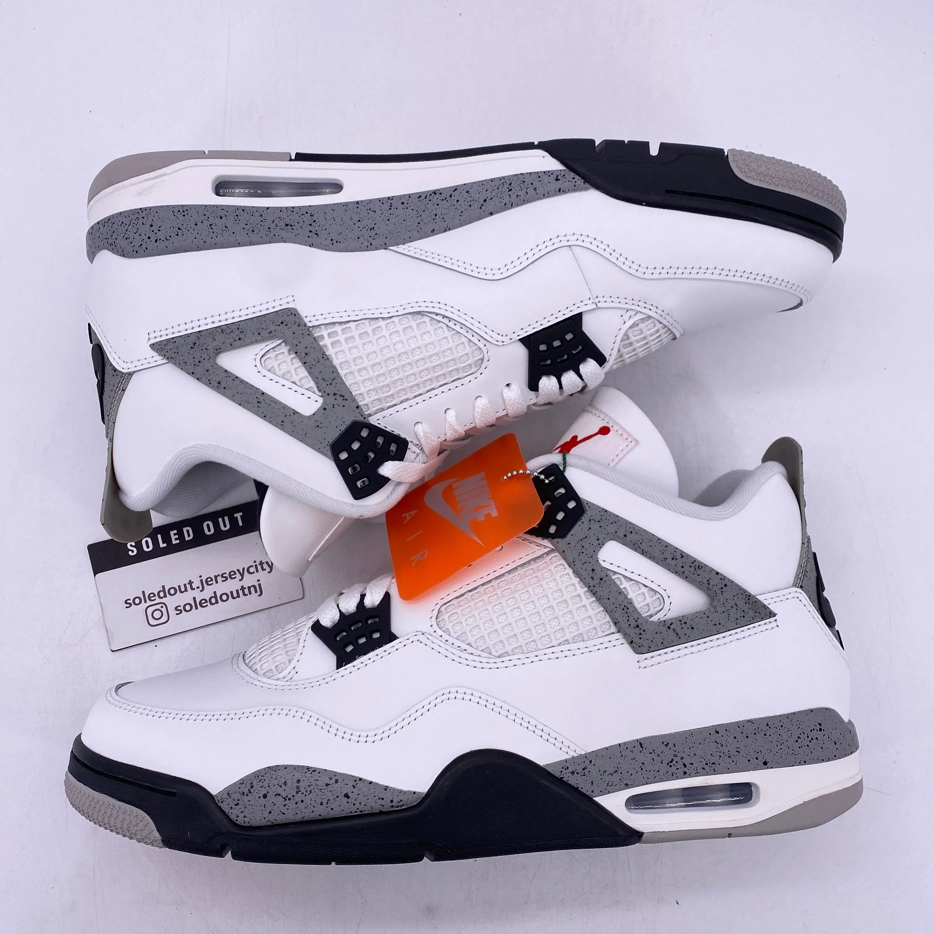 Air Jordan 4 Retro "White Cement" 2025 New Size 13
