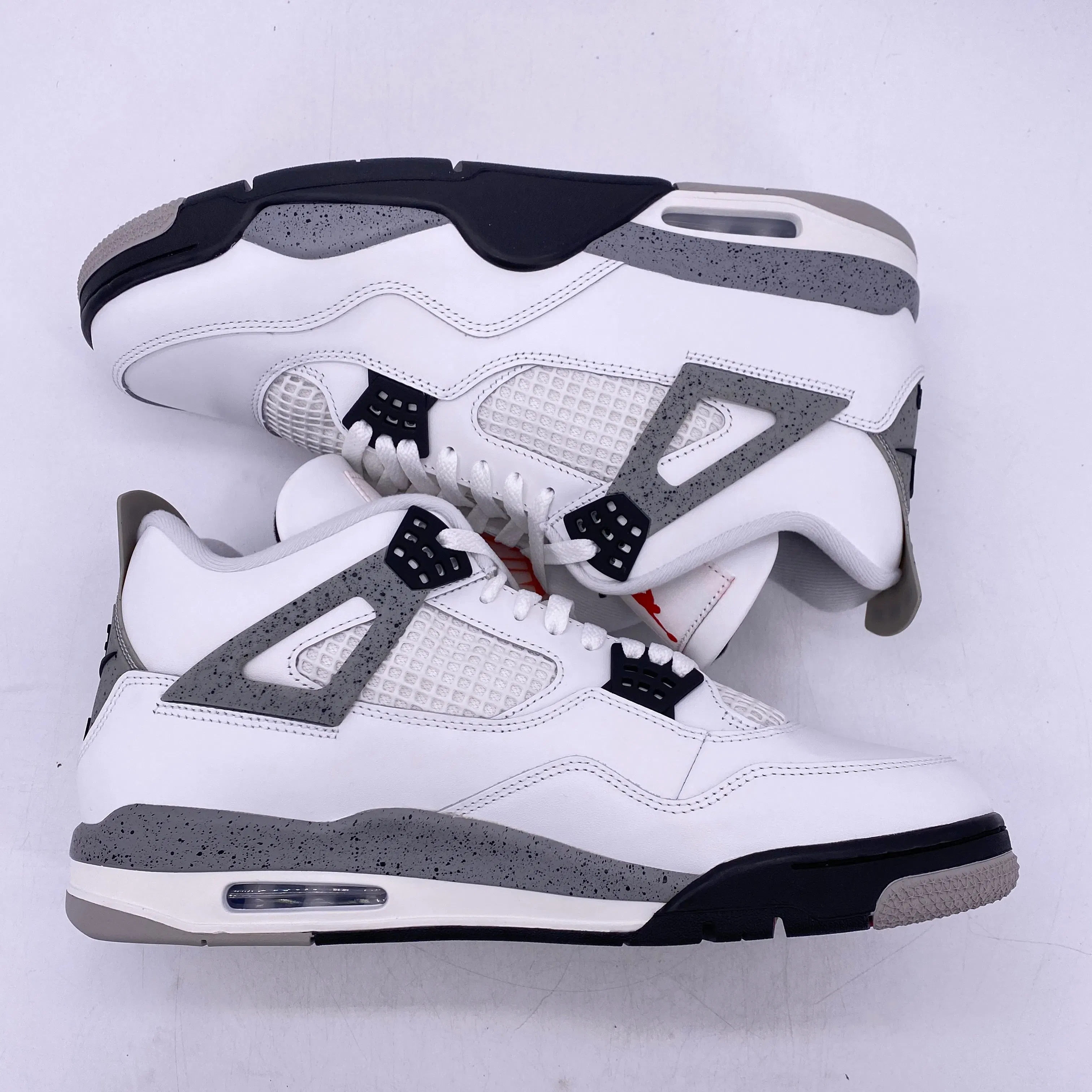 Air Jordan 4 Retro "White Cement" 2025 New Size 13