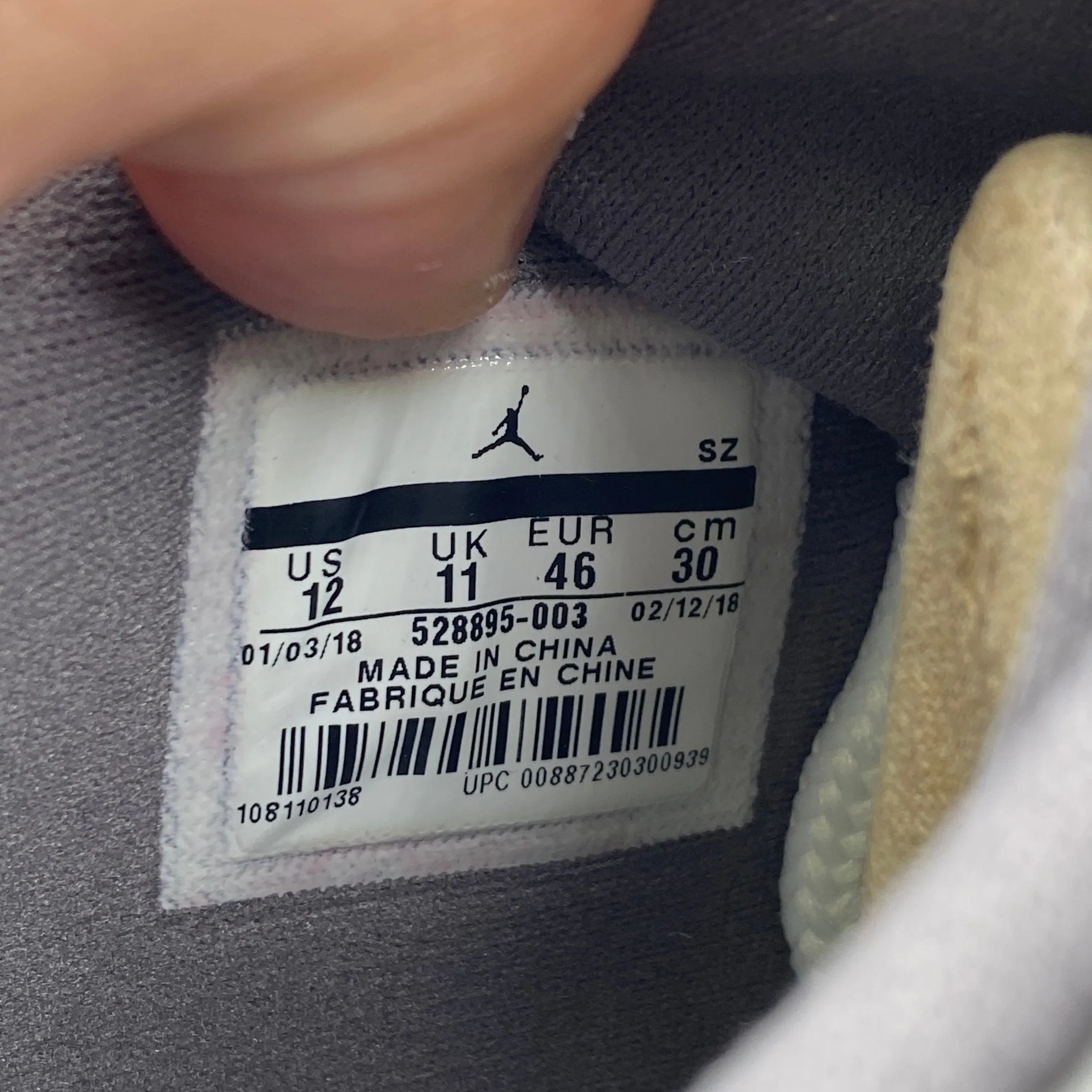 Air Jordan 11 Retro Low "Cool Grey" 2018 New Size 12