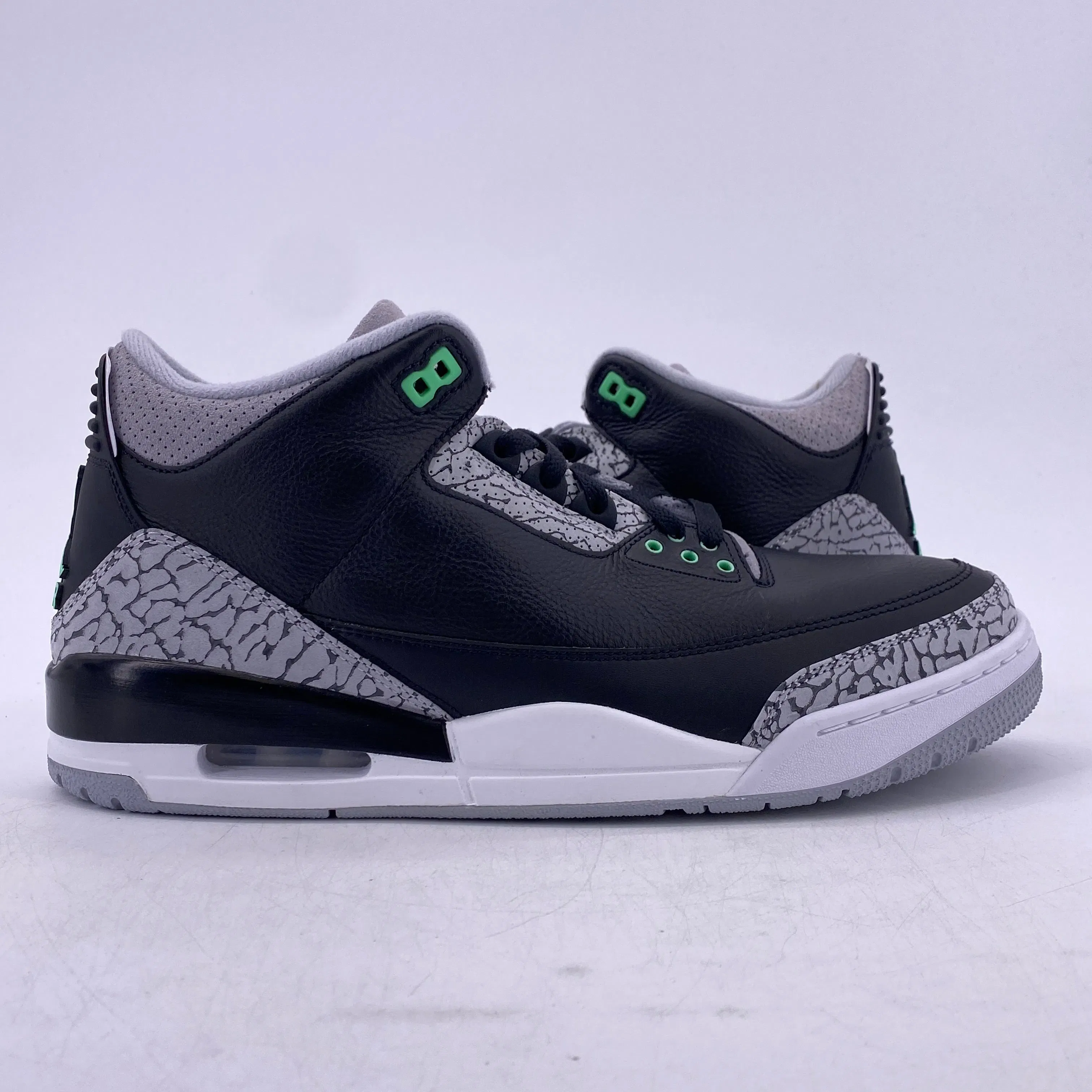 Air Jordan 3 Retro "Green Glow" 2024 New Size 12.5