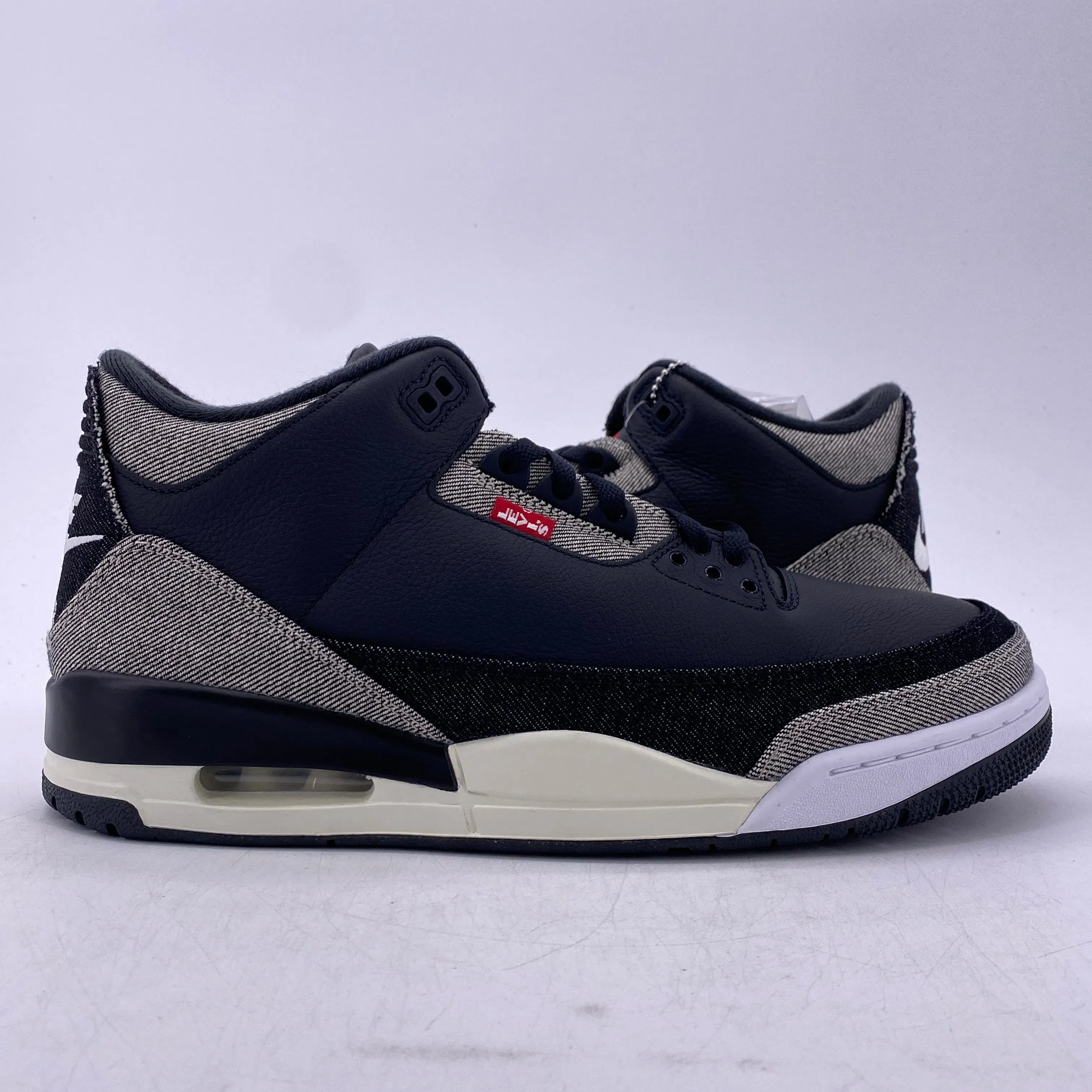Air Jordan 3 Retro "Levis Black Denim" 2026 New Size 12