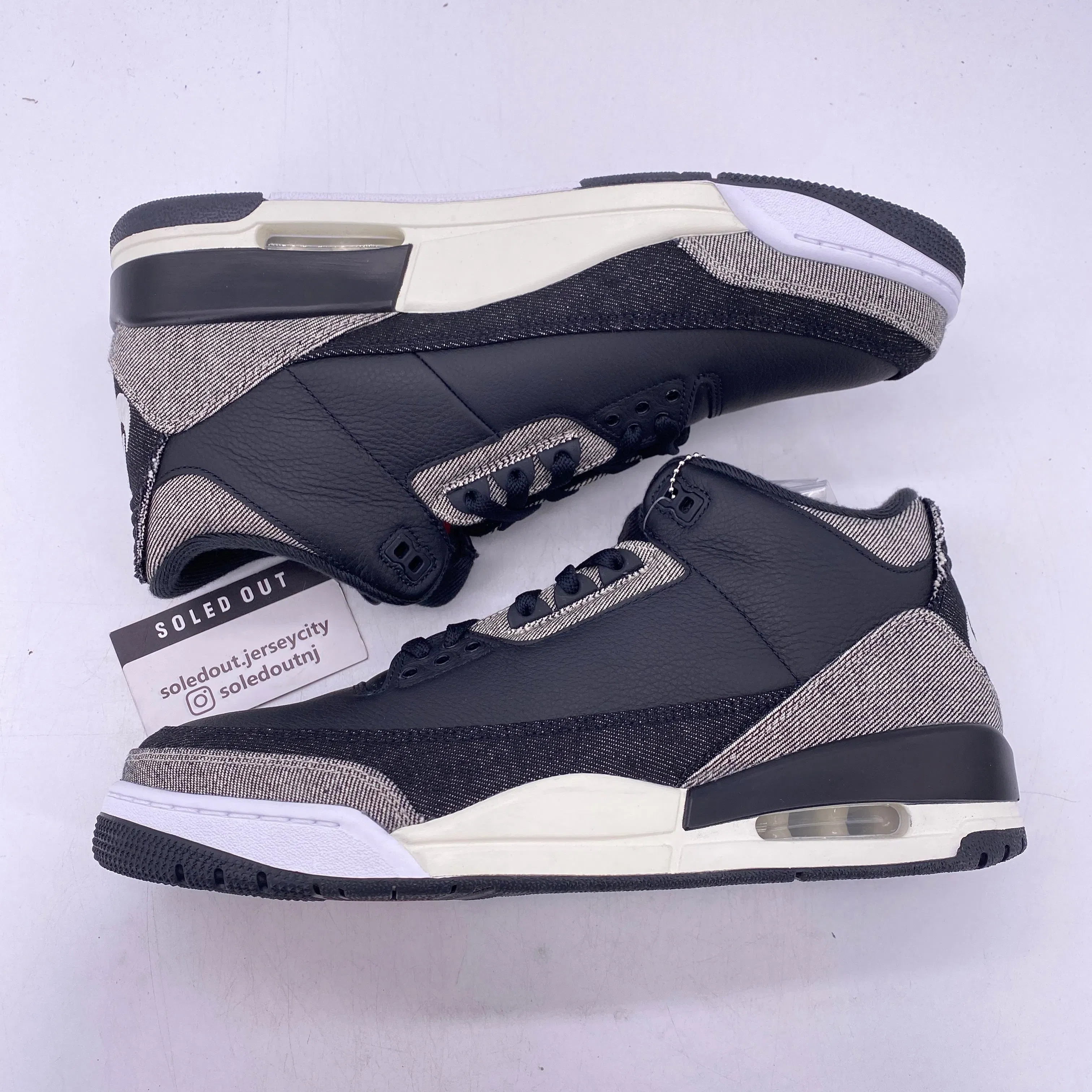 Air Jordan 3 Retro "Levis Black Denim" 2026 New Size 12