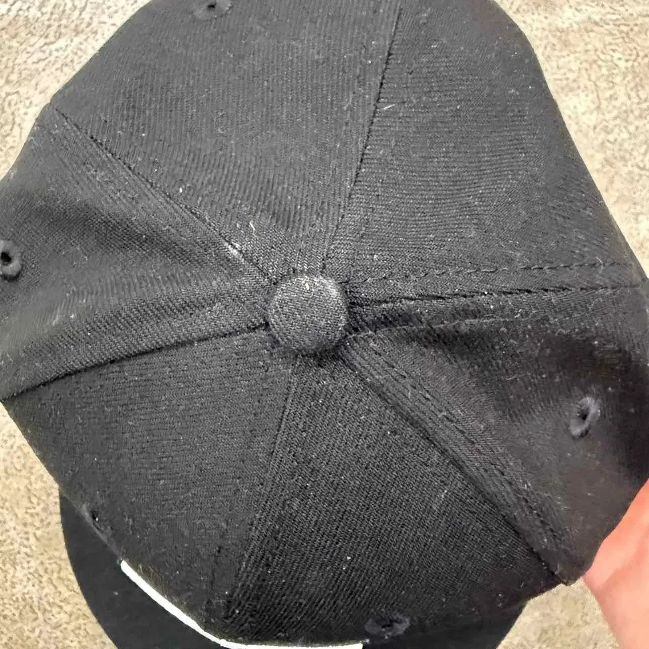 Ay El Ay En Fitted Hat "RAIDERS" New Black Size 7 5/8