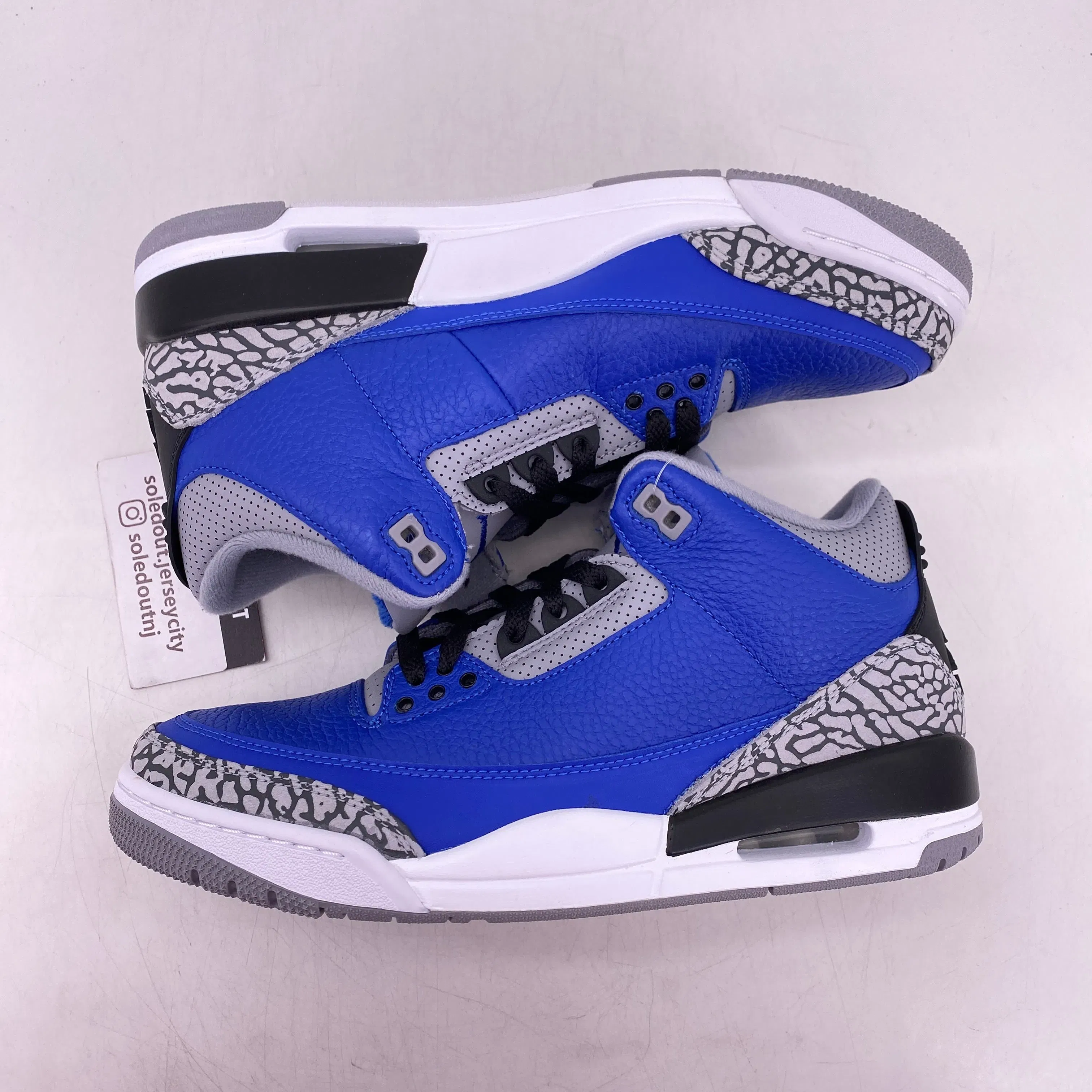 Air Jordan 3 Retro "Varsity Royal" 2020 New Size 8.5
