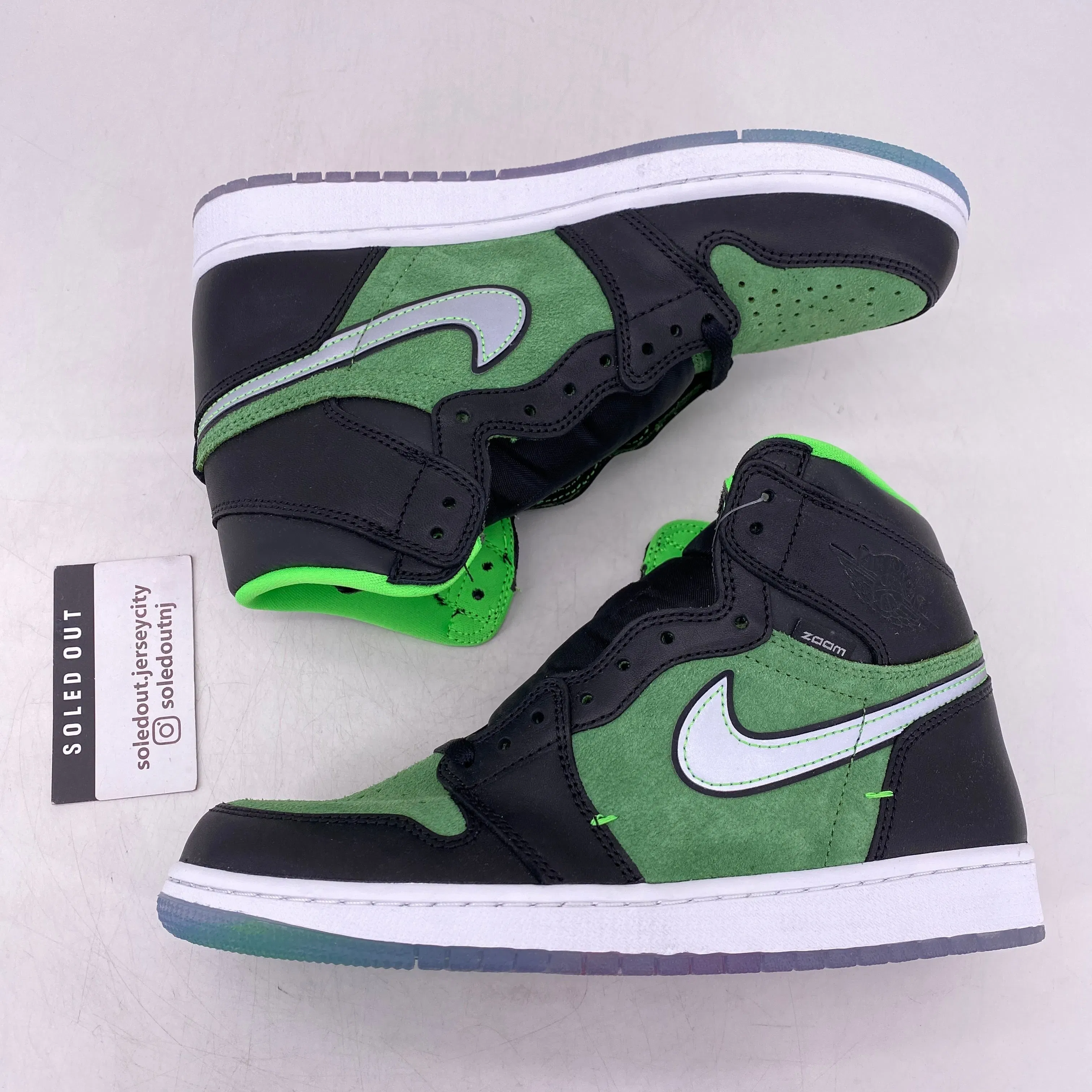 Air Jordan 1 Retro High OG "Zoom Zen Green" 2020 New Size 8.5