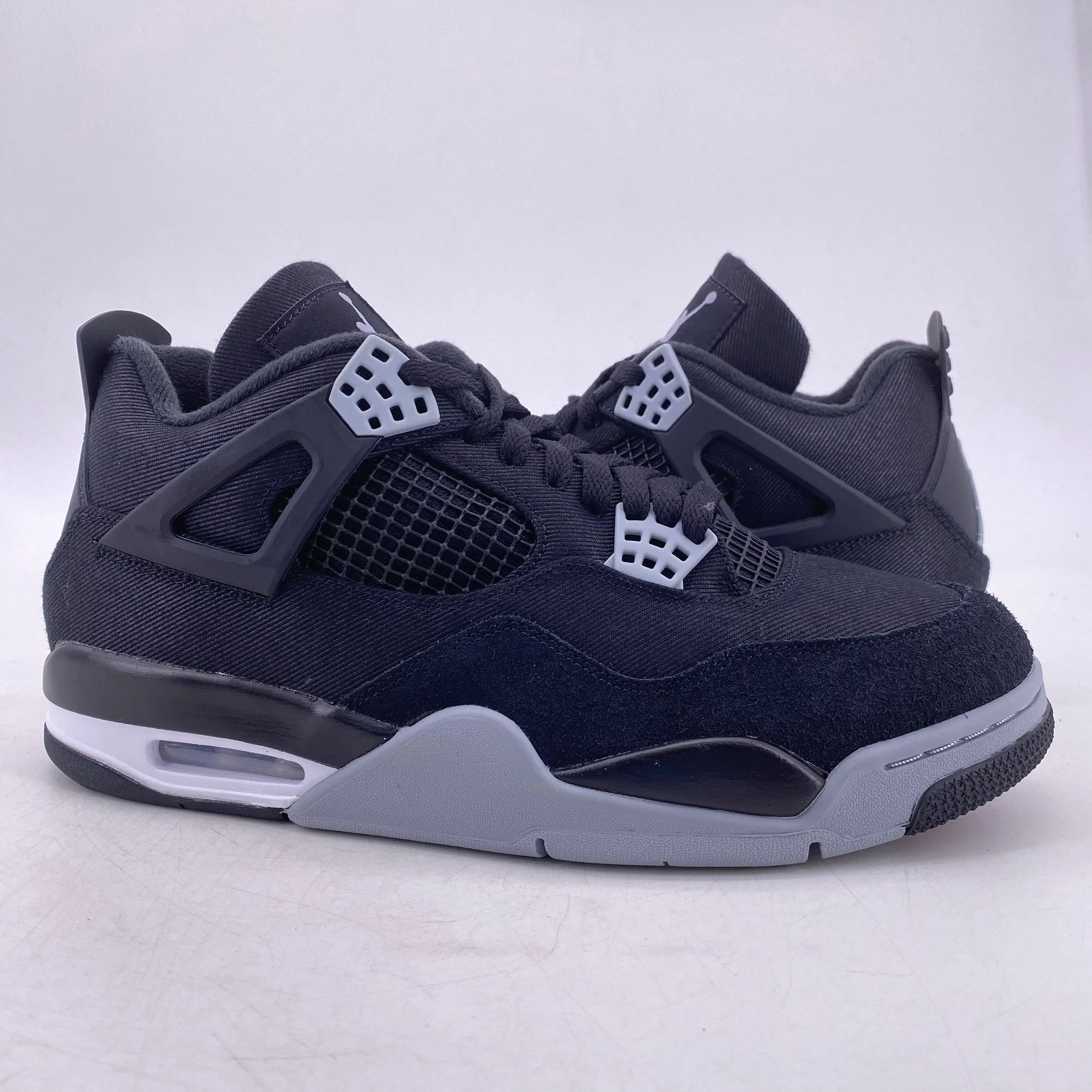 Air Jordan 4 Retro "Black Canvas" 2022 New Size 10.5