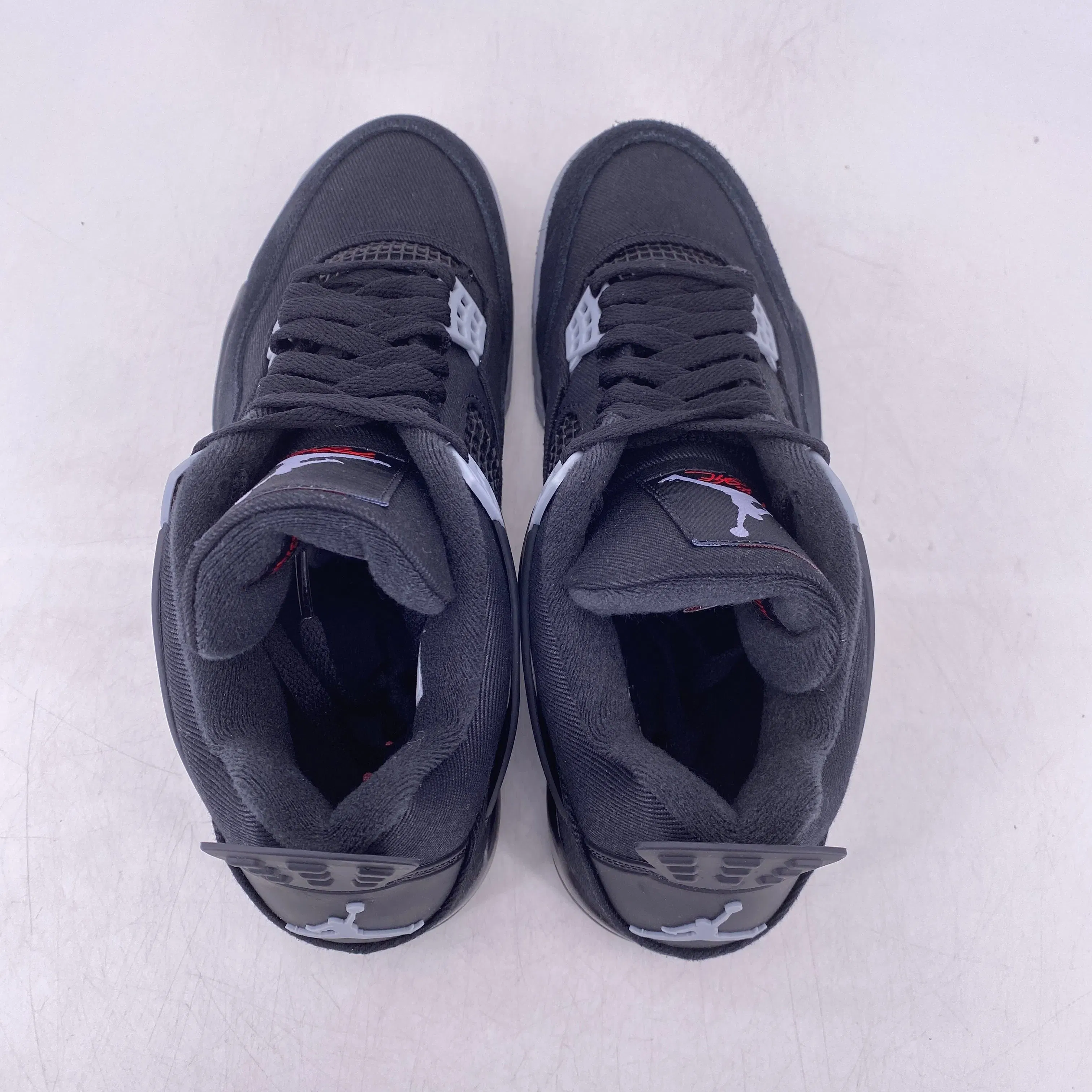 Air Jordan 4 Retro "Black Canvas" 2022 New Size 10.5