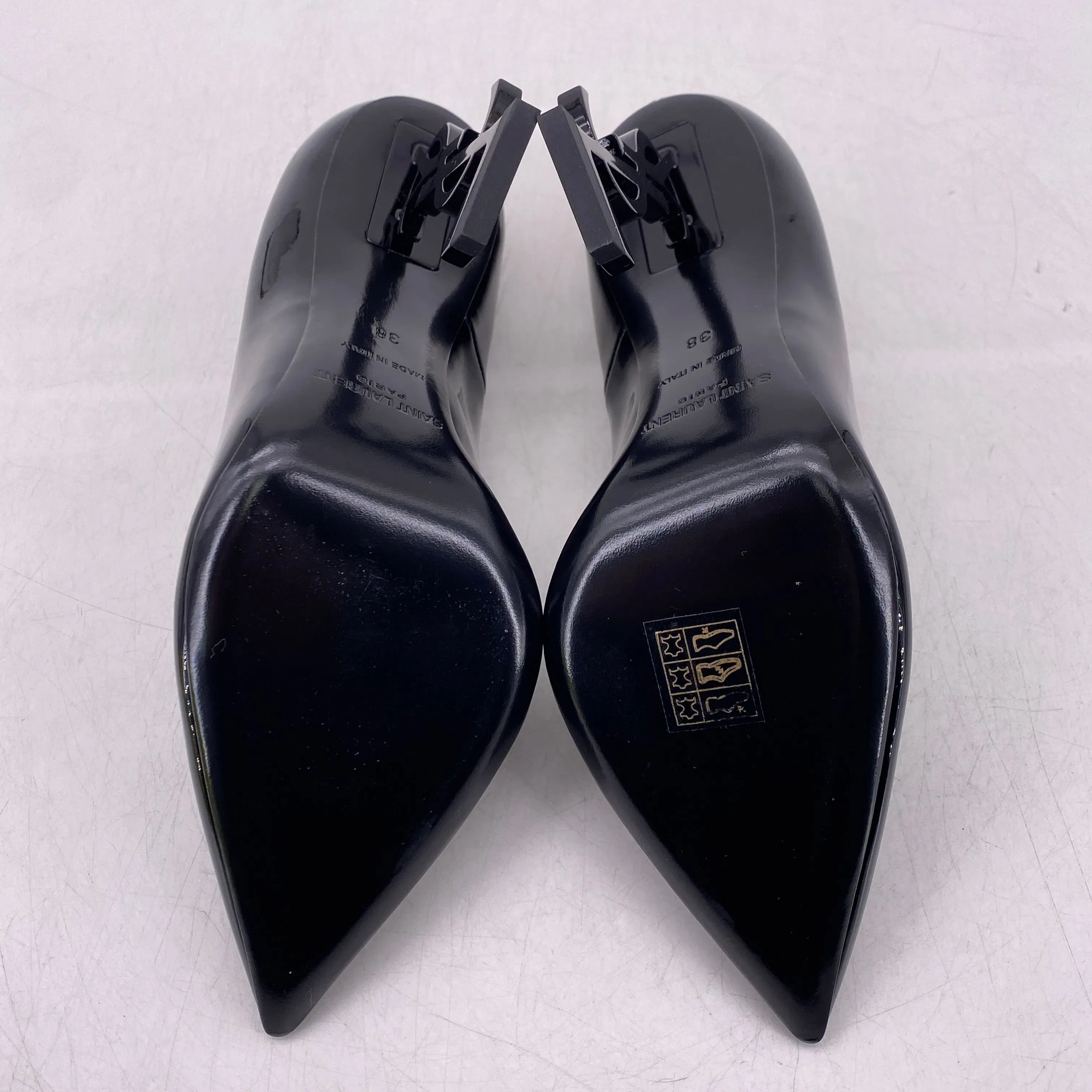 Saint Laurent Opyum "110 Ysl Heels" New Size 38