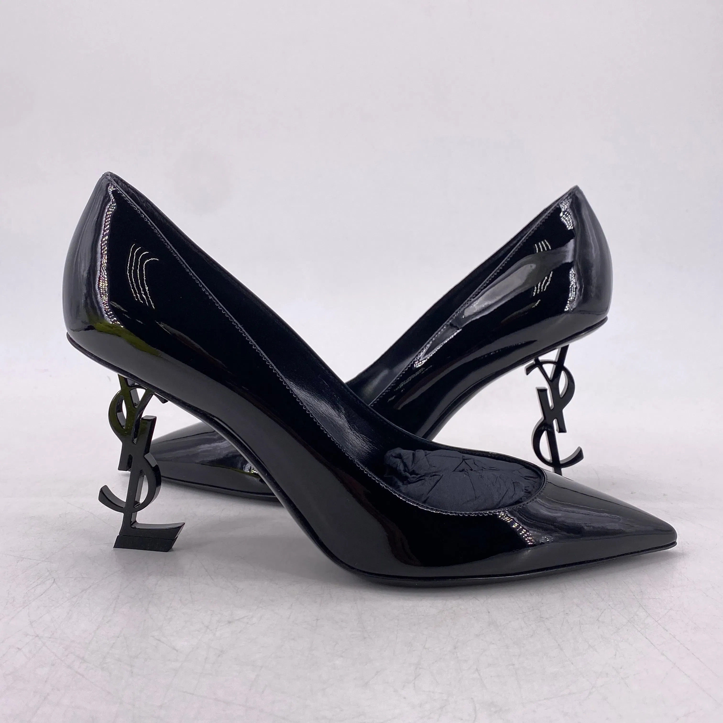 Saint Laurent Opyum "85 Ysl Heels" New Size 38