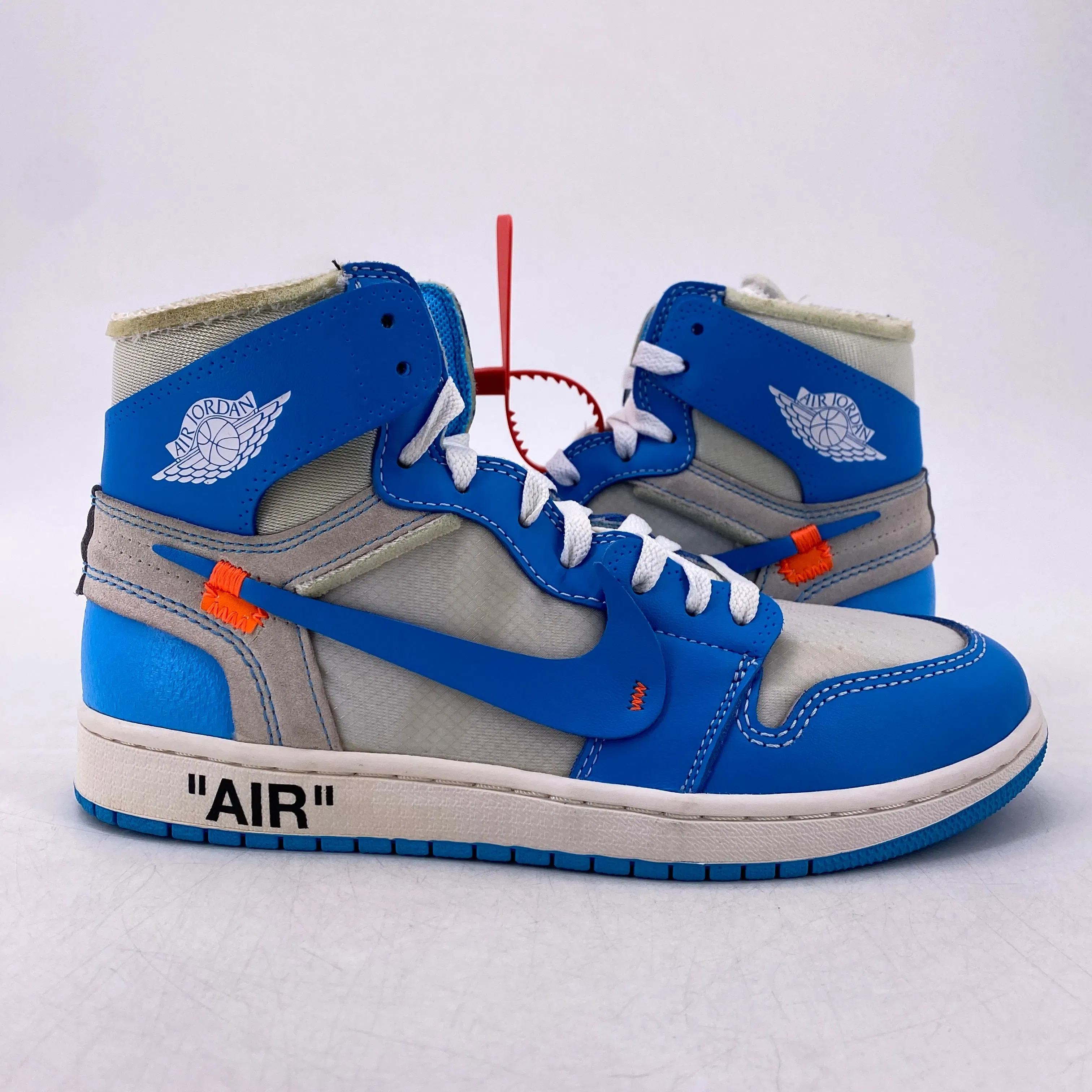 Air Jordan 1 Retro High OG "Off White Unc" 2018 New Size 8.5