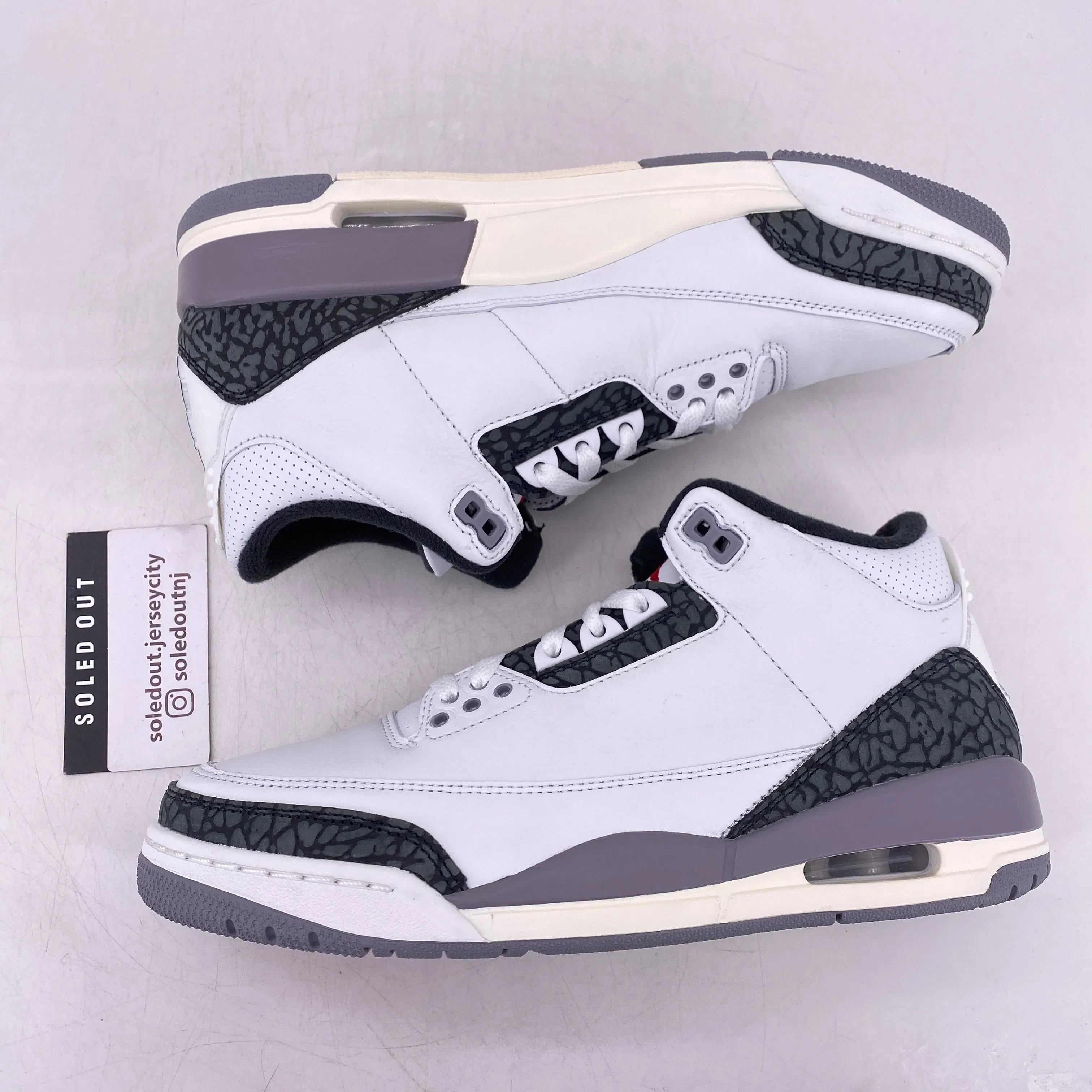 Air Jordan 3 Retro "Cement Grey" 2024 New Size 8.5