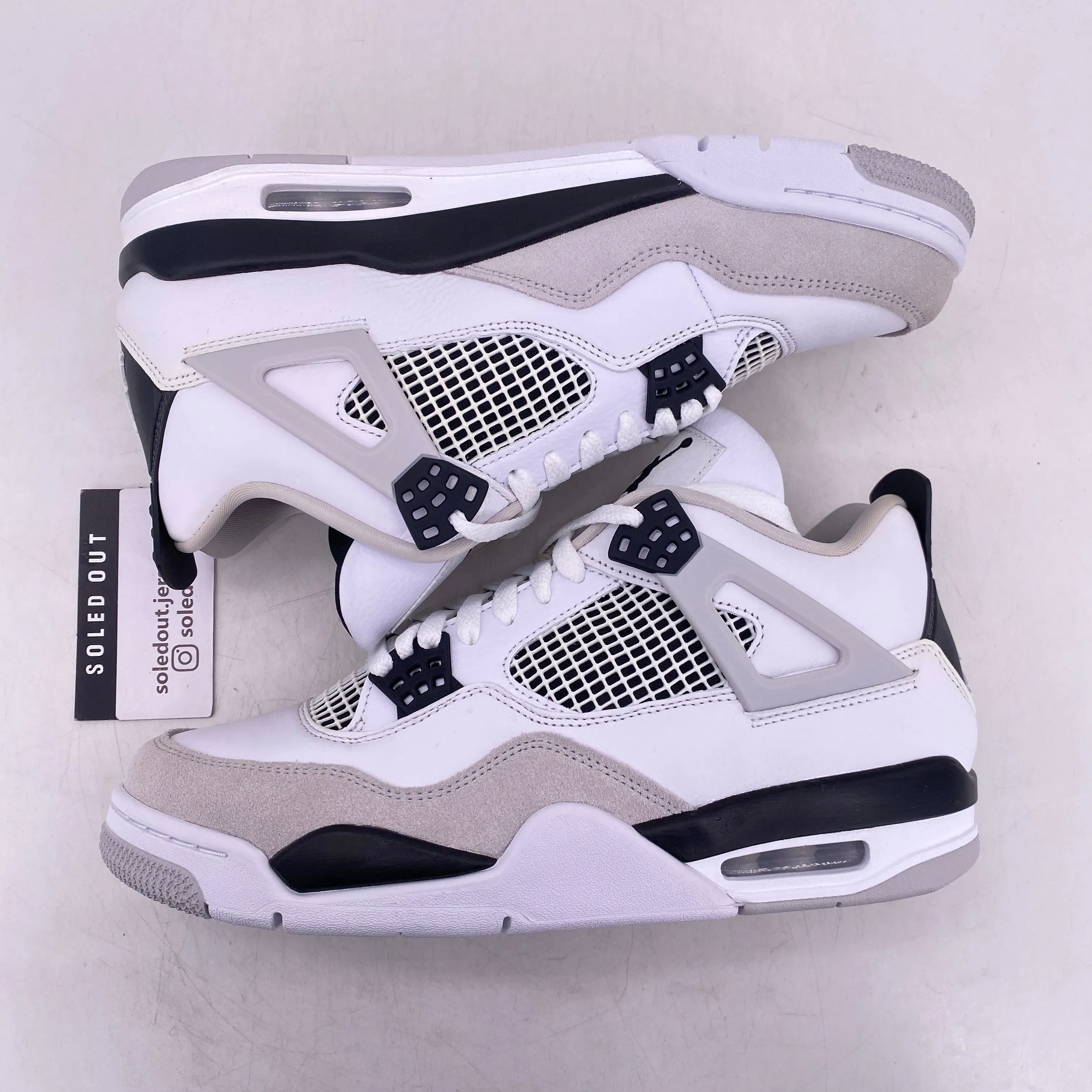 Air Jordan 4 Retro "Military Black" 2022 New Size 10