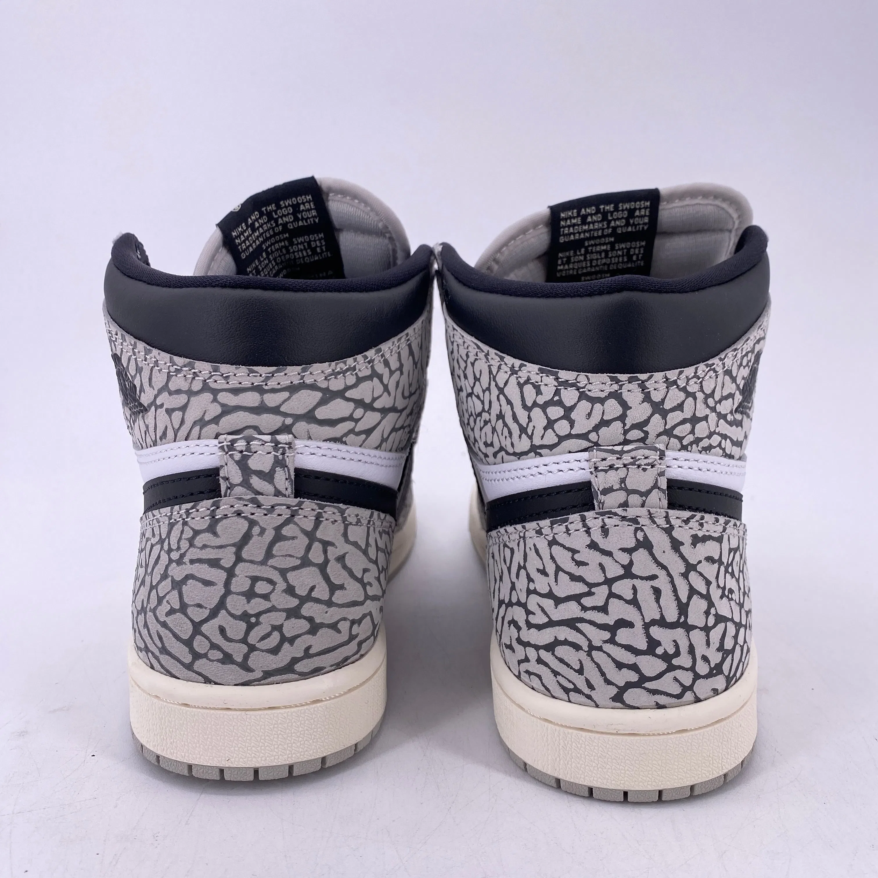 Air Jordan (GS) 1 Retro High OG "White Cement" 2023 New Size 5.5