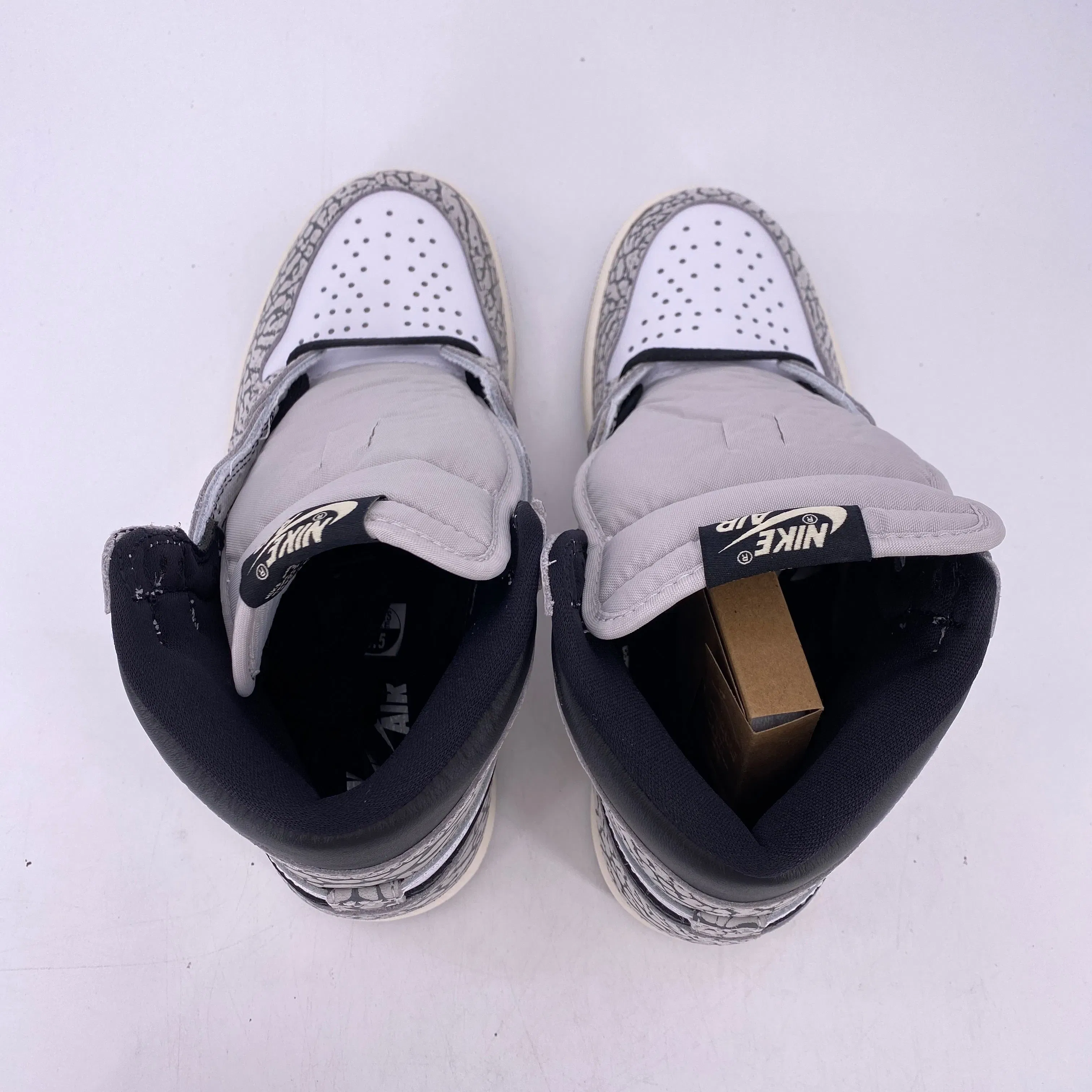 Air Jordan (GS) 1 Retro High OG "White Cement" 2023 New Size 5.5